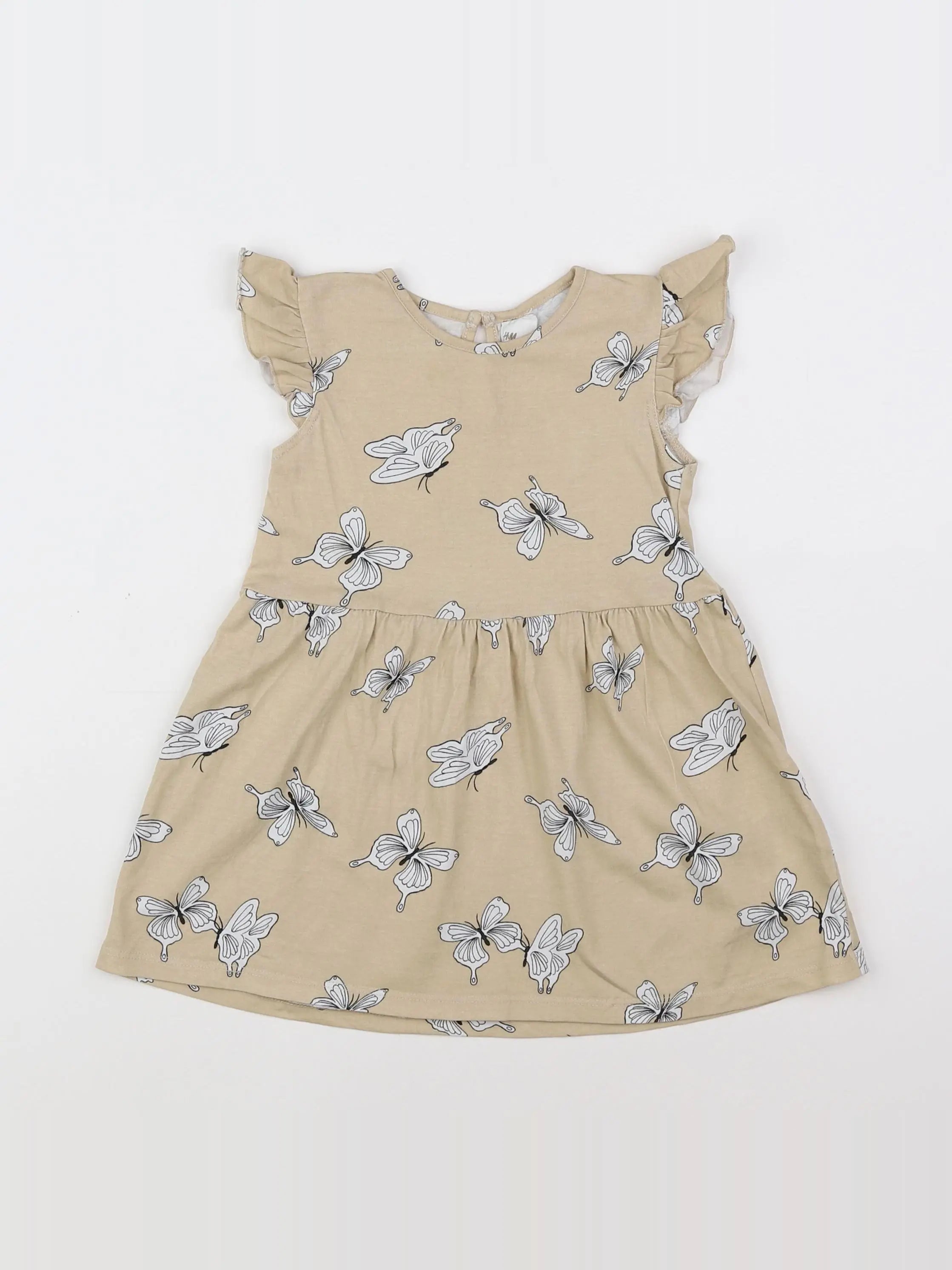 H&M - robe marron - 18 mois