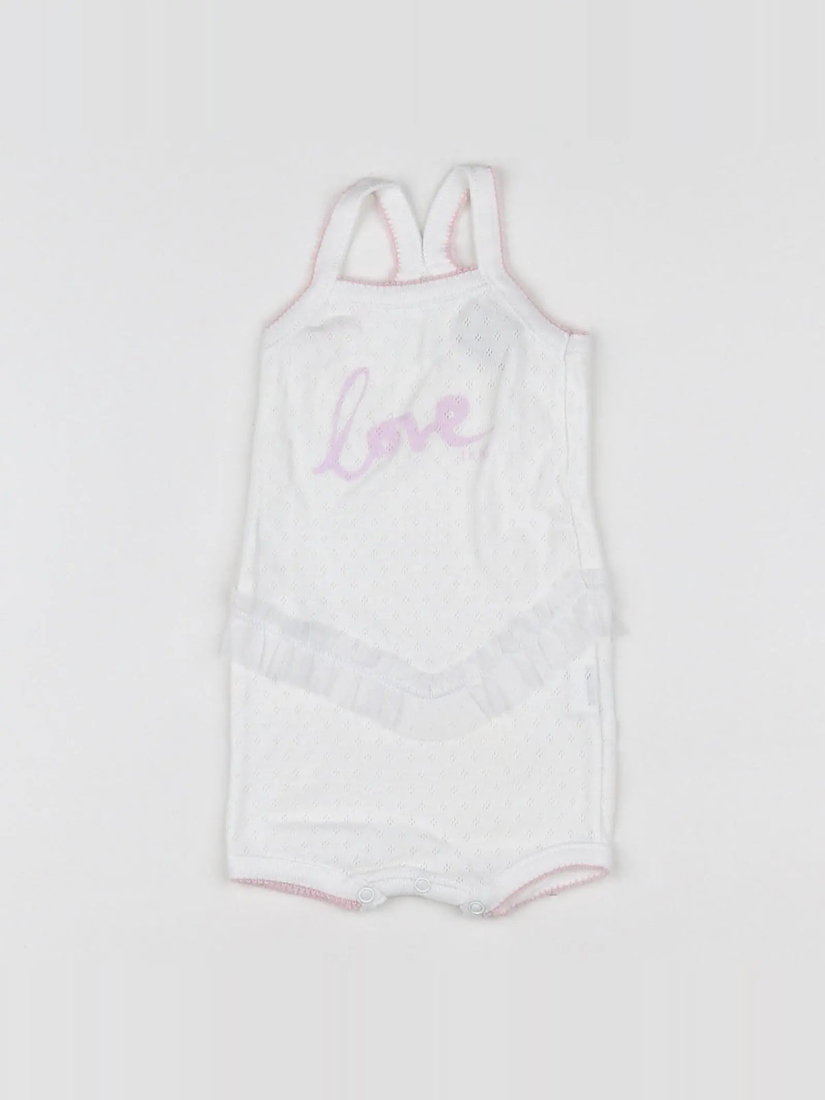 IKKS - body vetement blanc - 3 mois