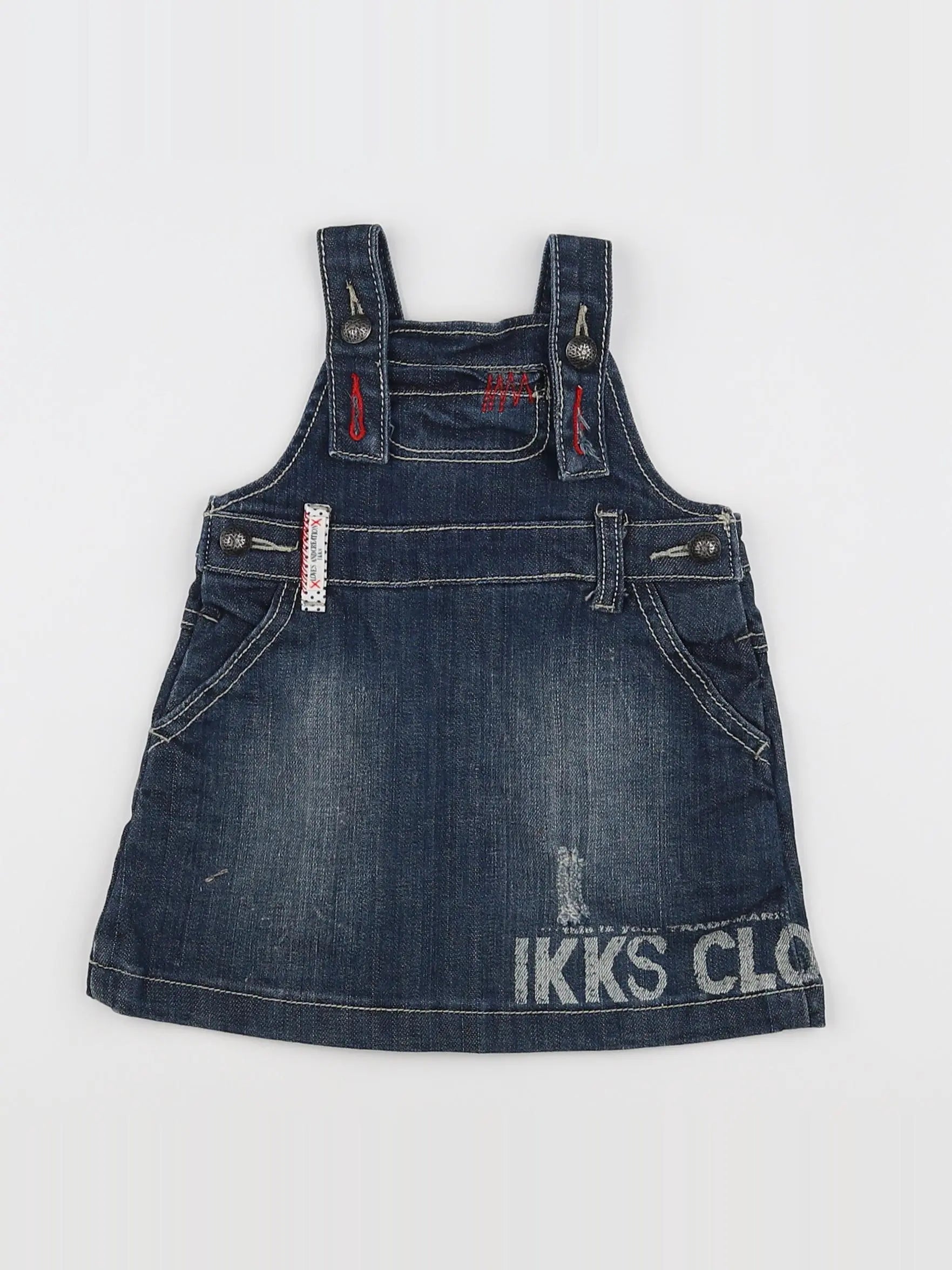 IKKS - robe bleu - 12 mois