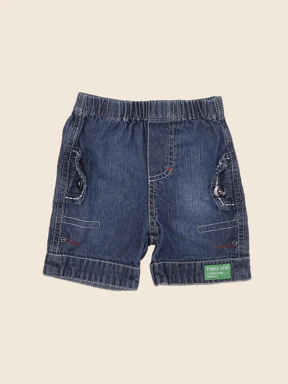 Absorba - short bleu - 3 mois