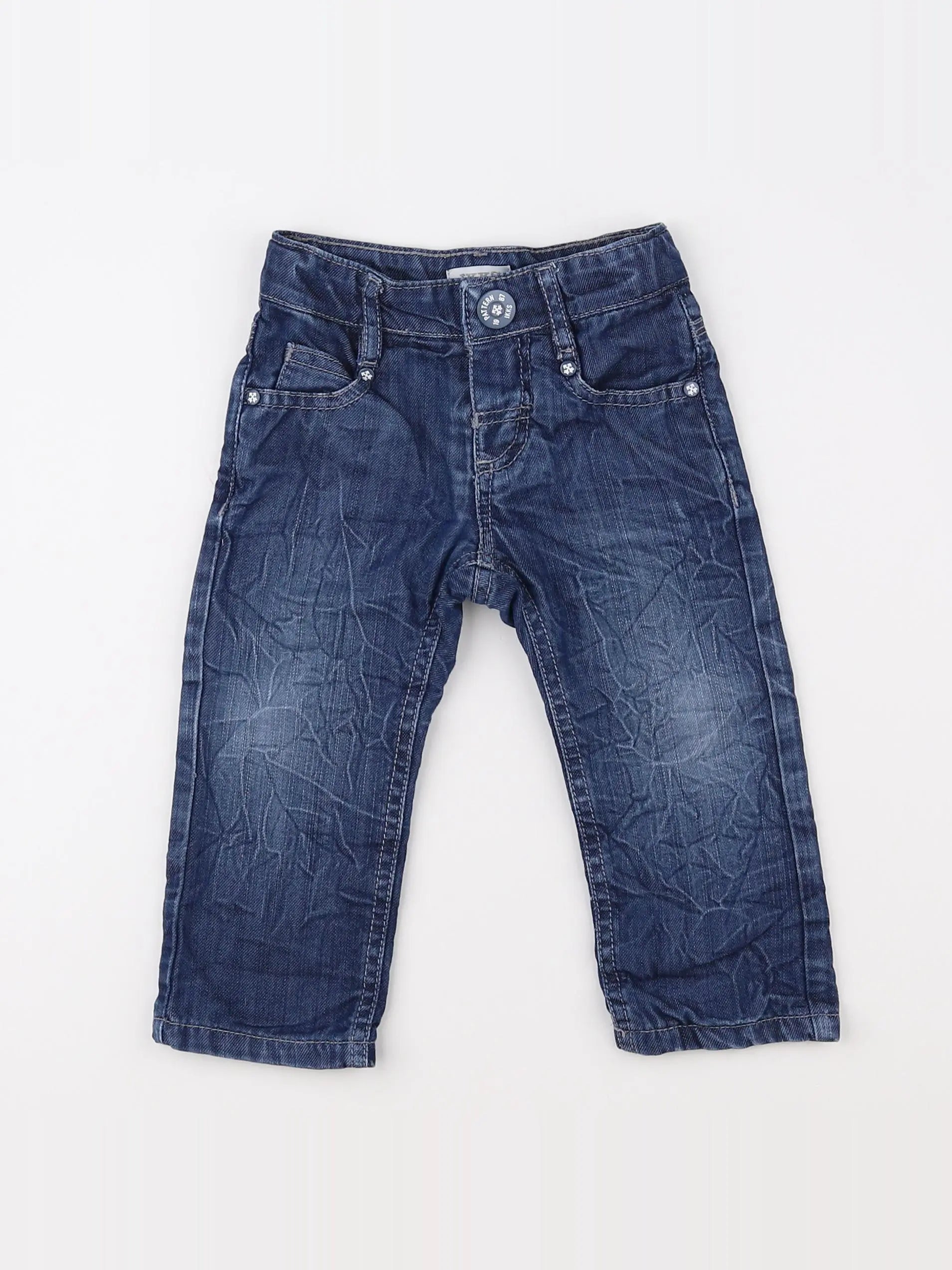 IKKS - jean bleu - 12 mois
