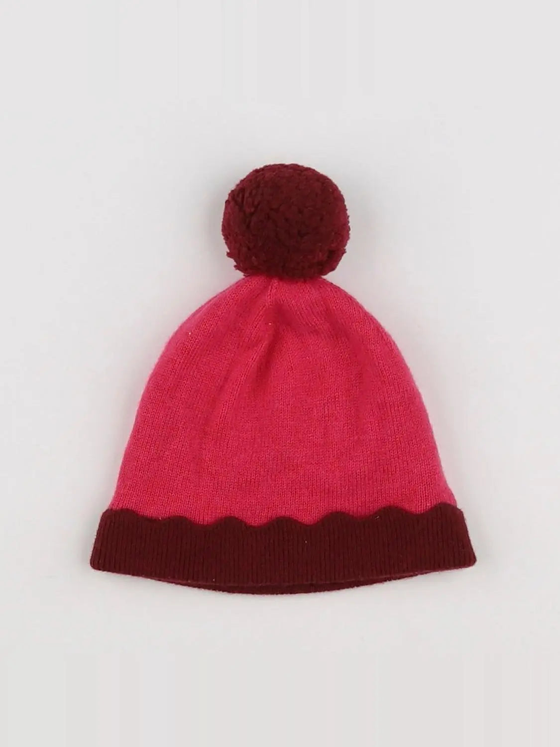 Jacadi - bonnet rouge, rose - 6 mois