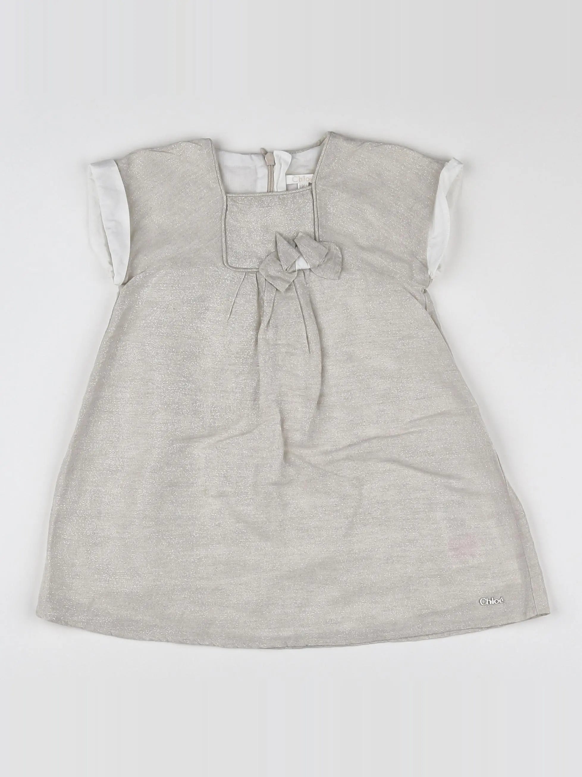 Chloé - robe or - 12 mois