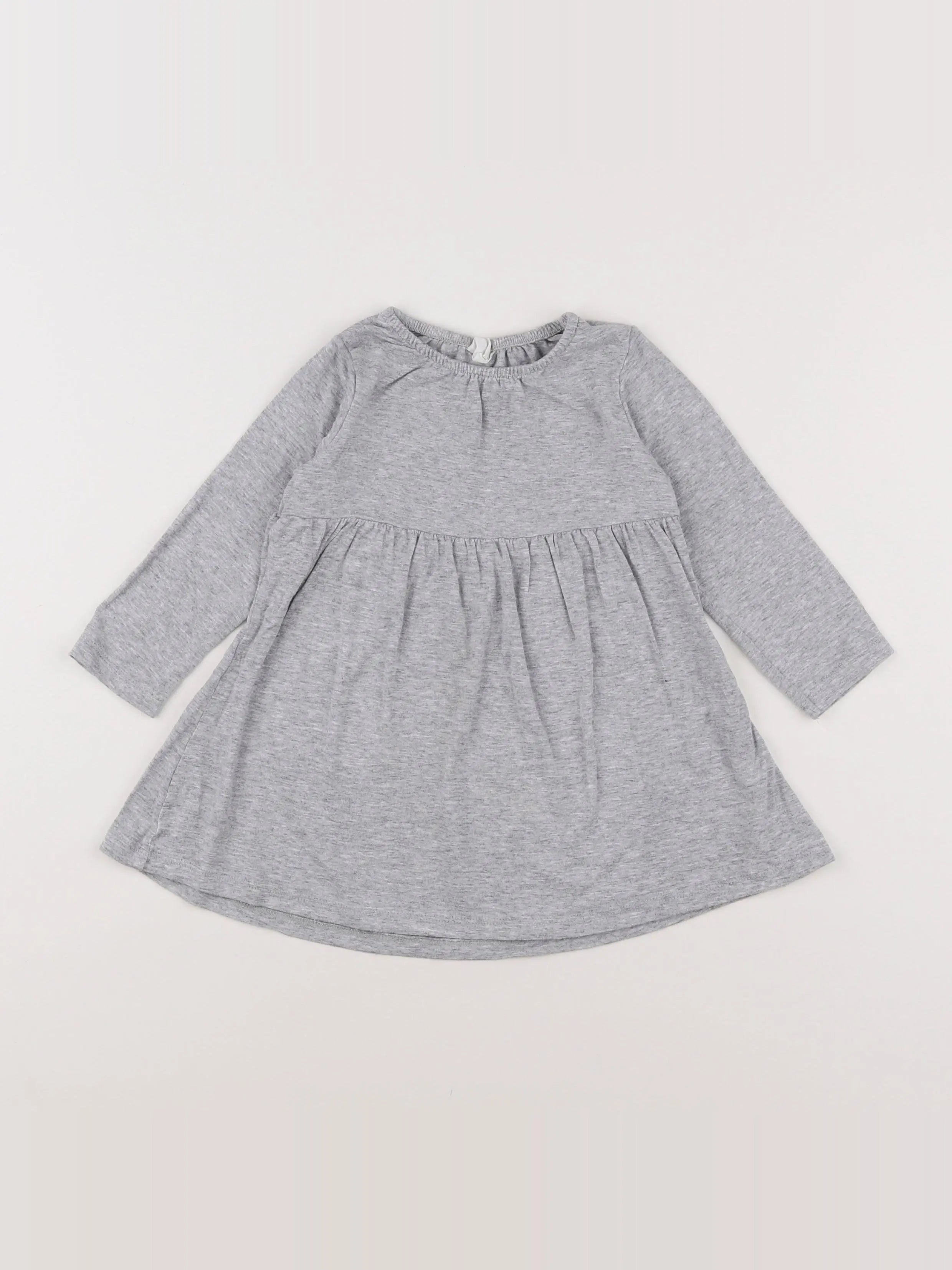 H&M - robe gris - 9/12 mois
