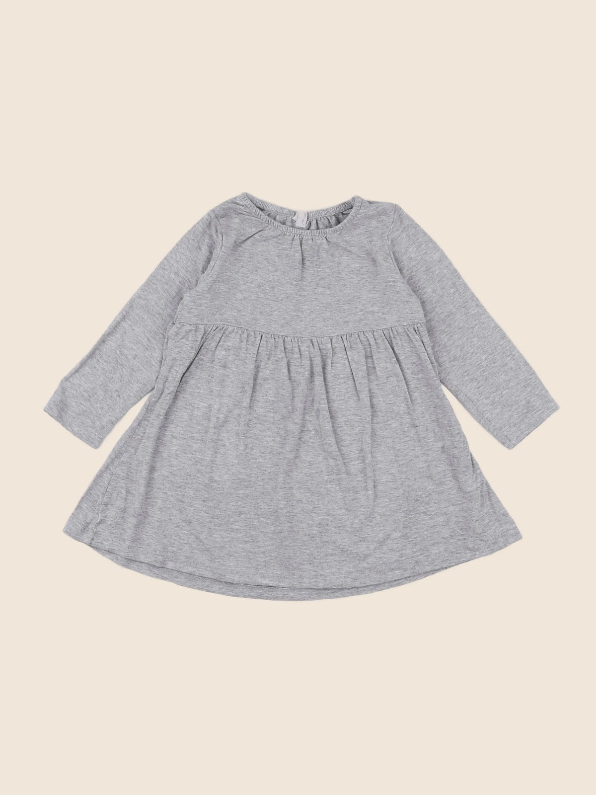 H&M - robe gris - 9/12 mois