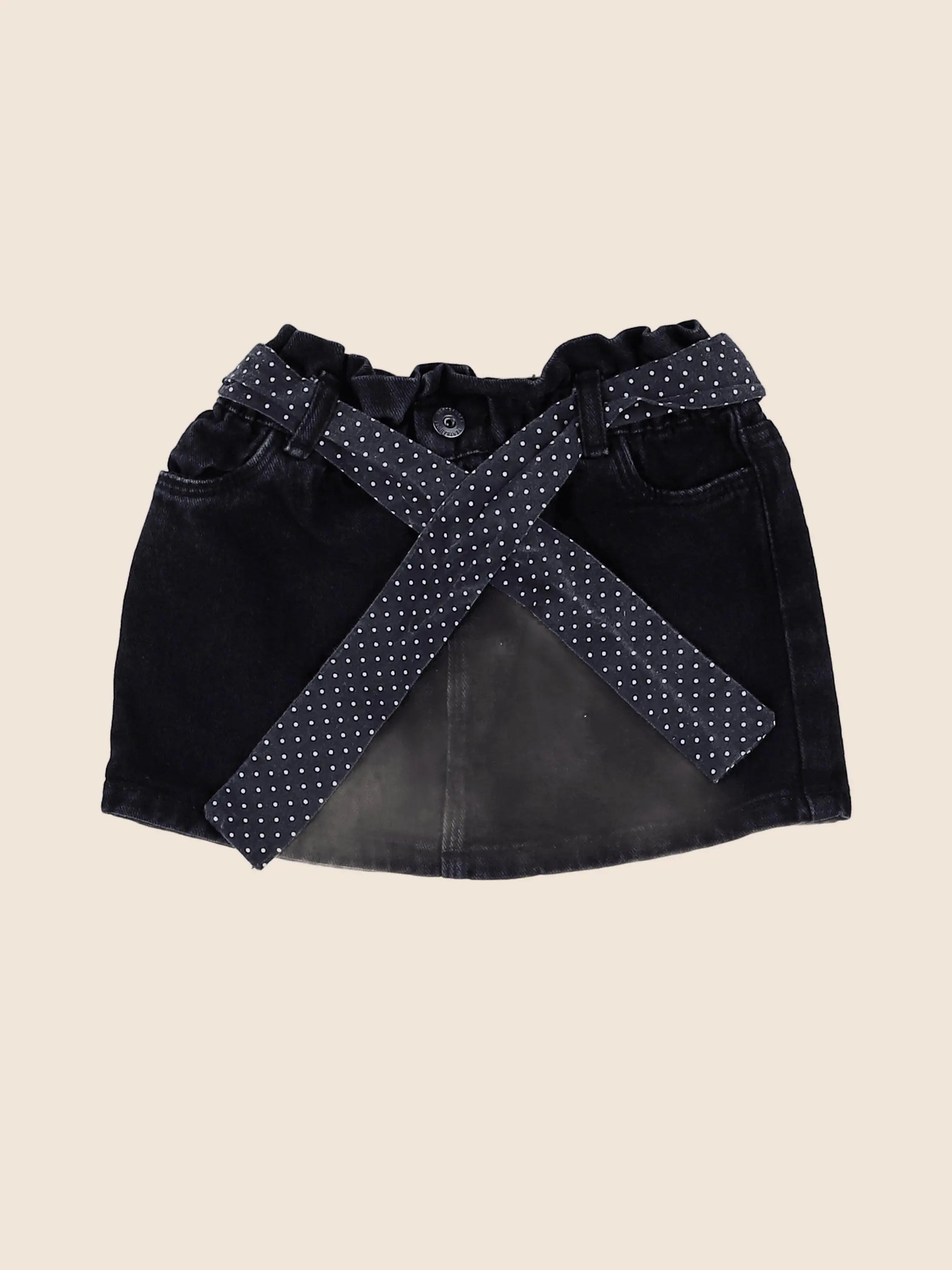 Vertbaudet - jupe noir, gris - 3 ans