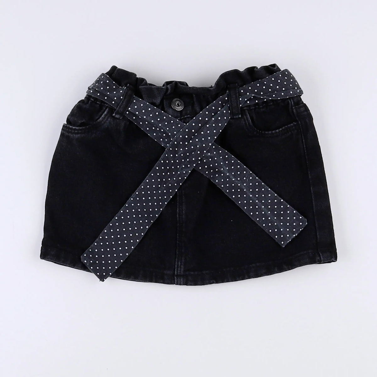 Vertbaudet - jupe noir, gris - 3 ans