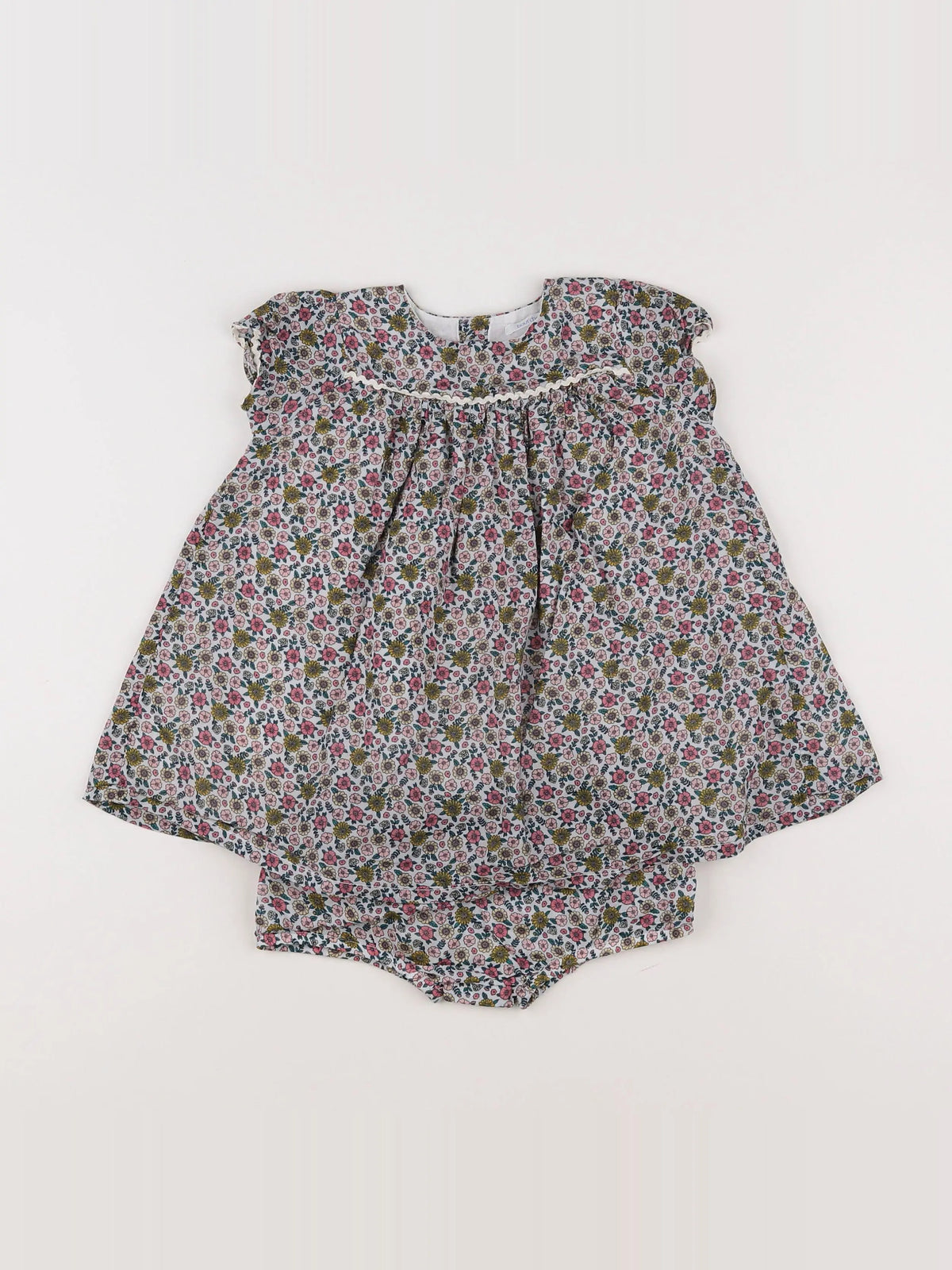 Boutchou - robe multicolore - 12 mois
