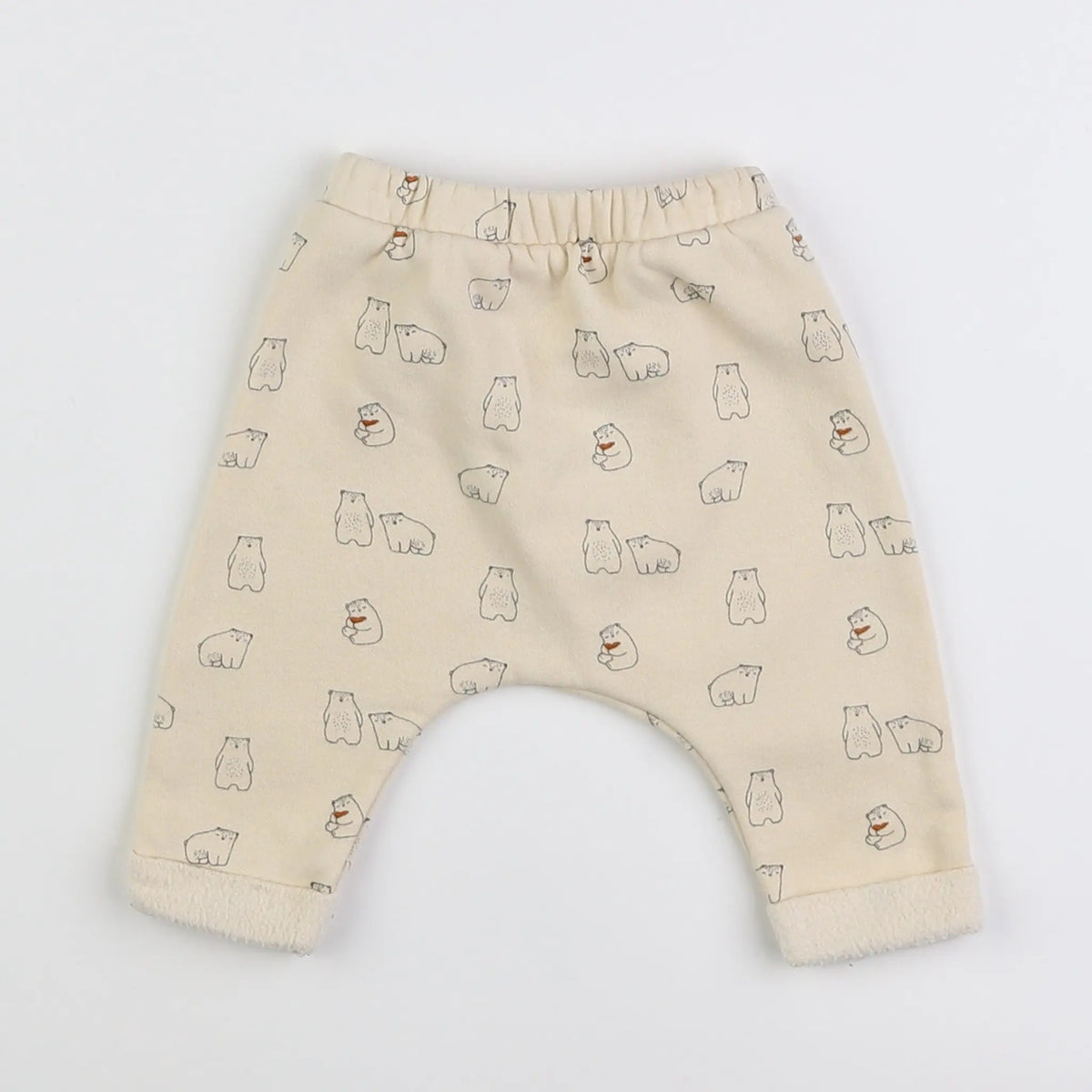 Vertbaudet - sarouel beige - 3 mois