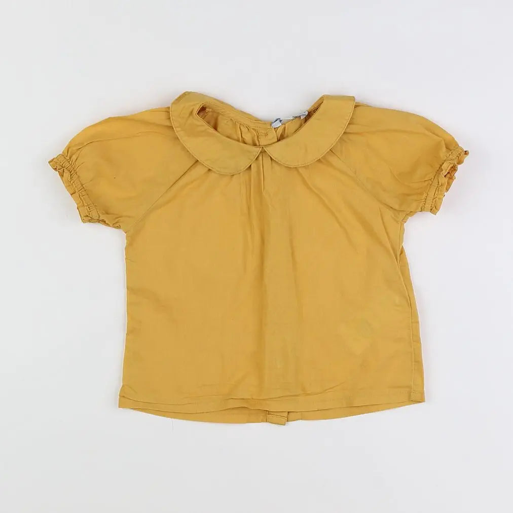 Vertbaudet - blouse jaune - 18 mois