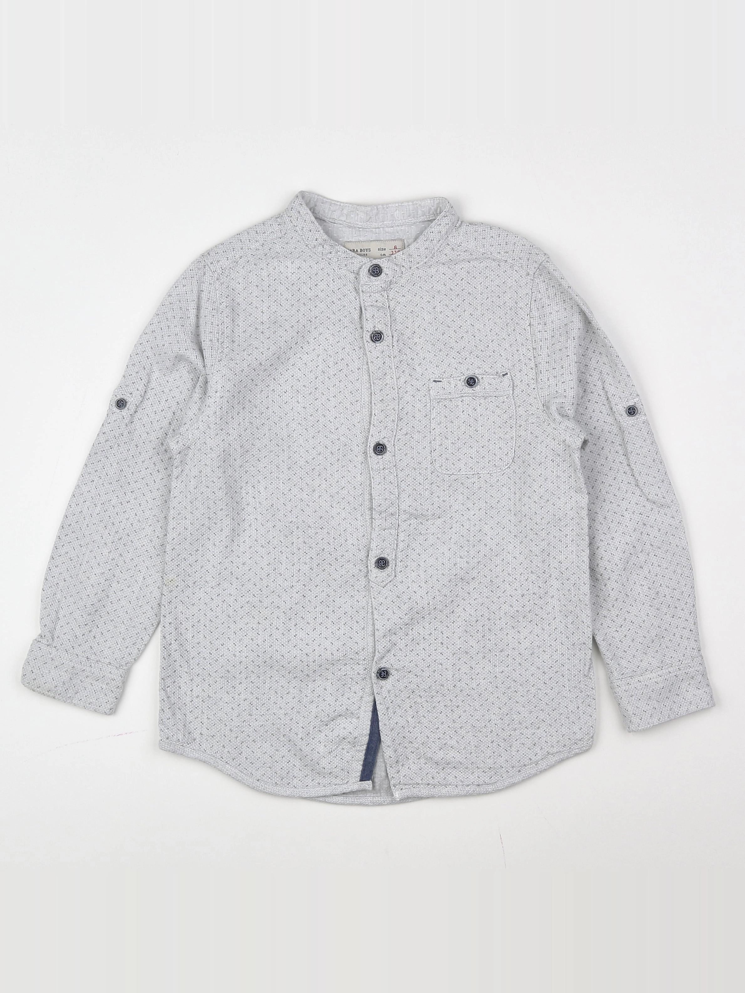 Zara - chemise gris - 6 ans