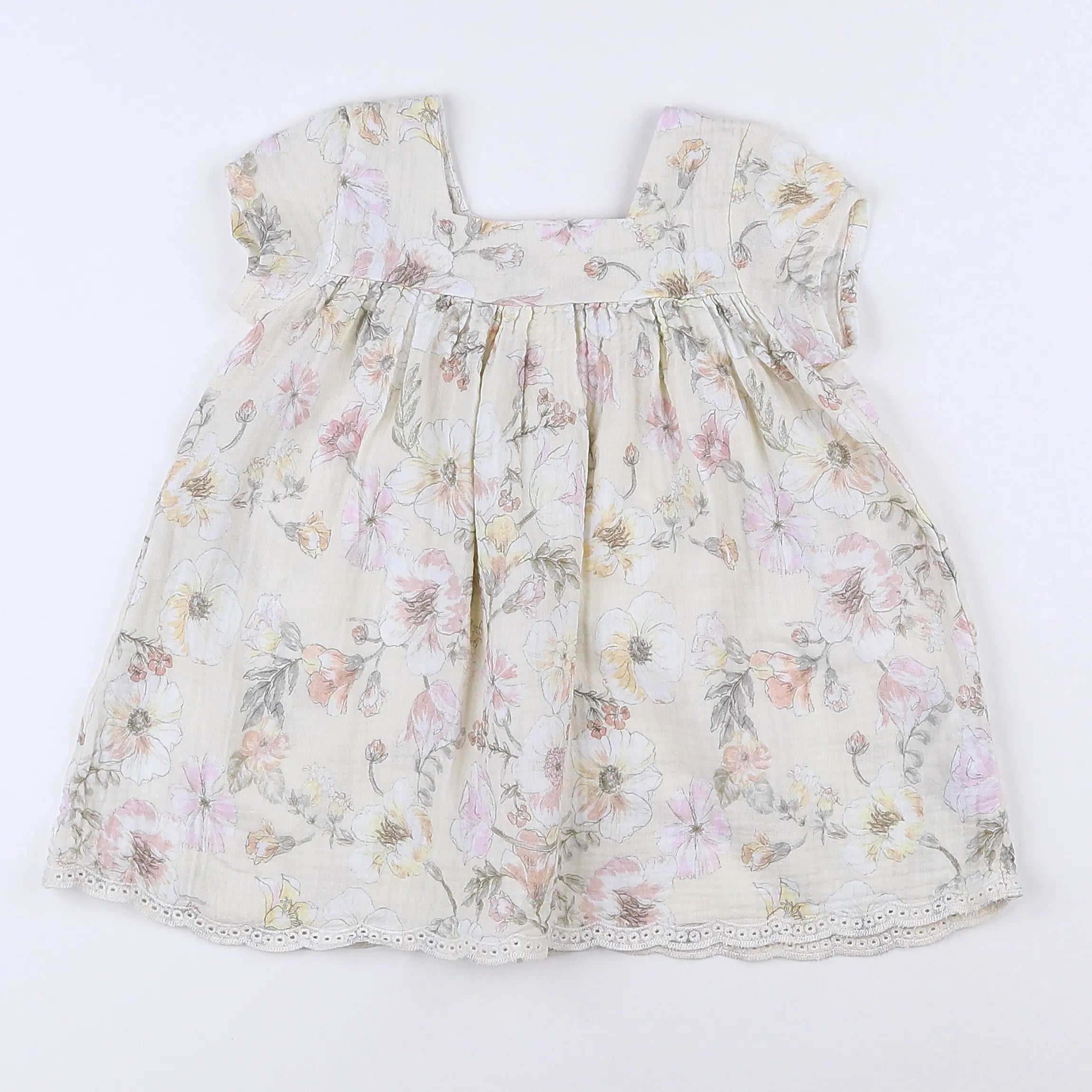 Vertbaudet - robe jaune - 18 mois