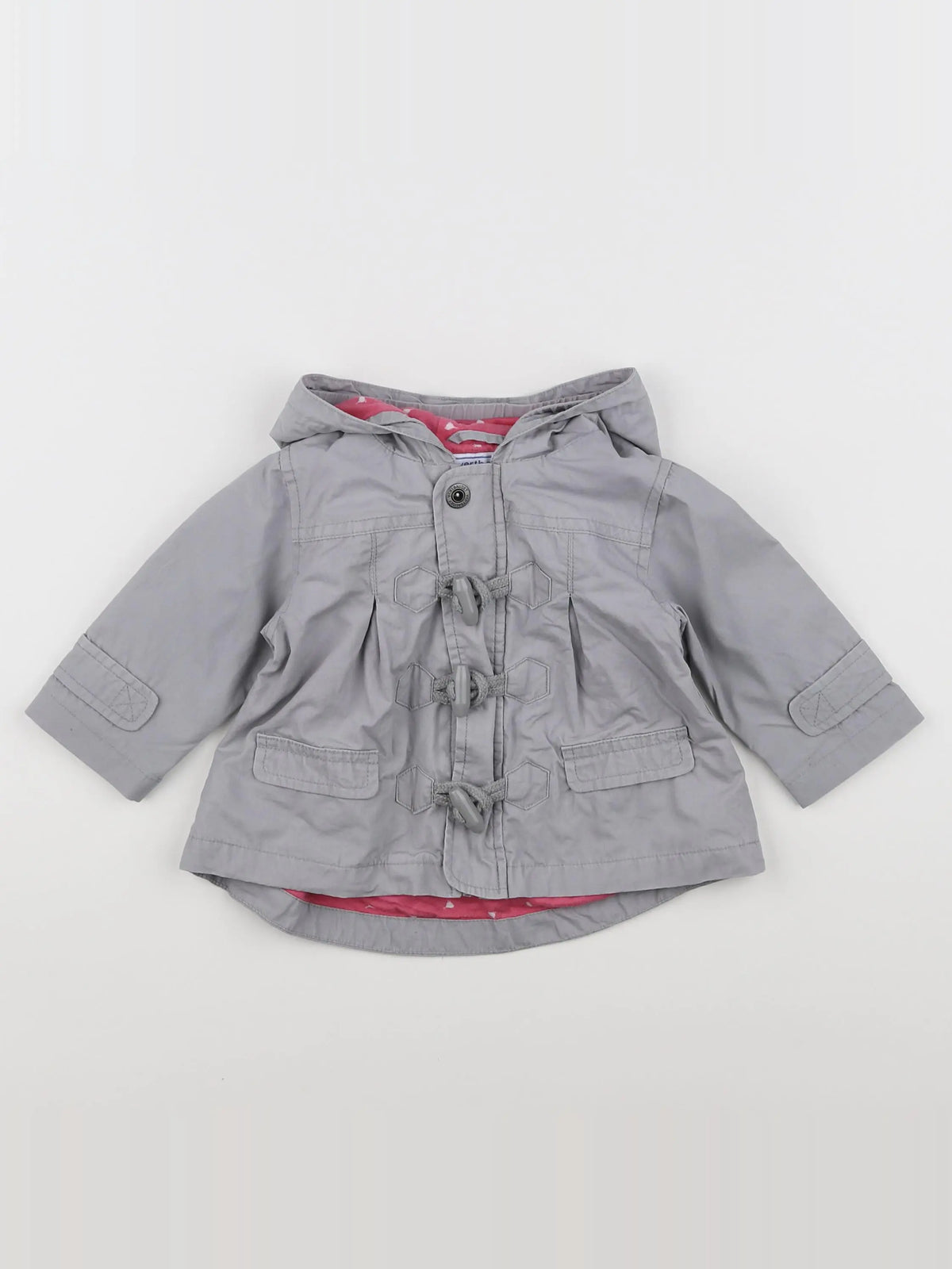 Vertbaudet - imperméable gris - 6 mois