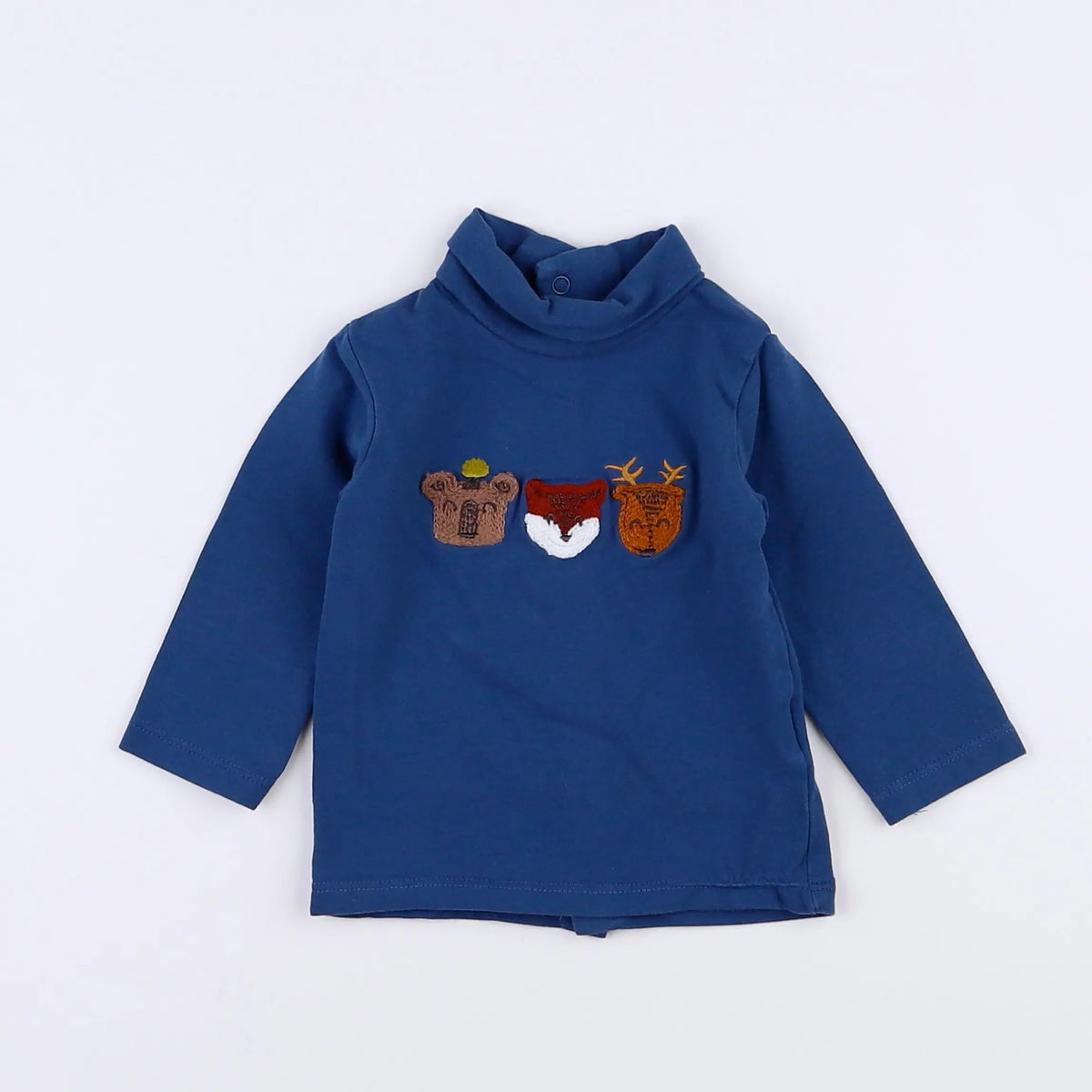 Vertbaudet - tee-shirt bleu - 3 mois