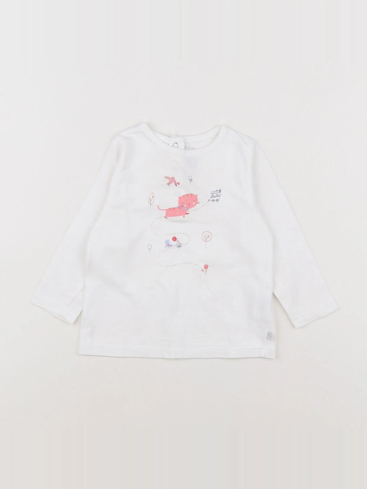 Cadet Rousselle - tee-shirt blanc - 12 mois