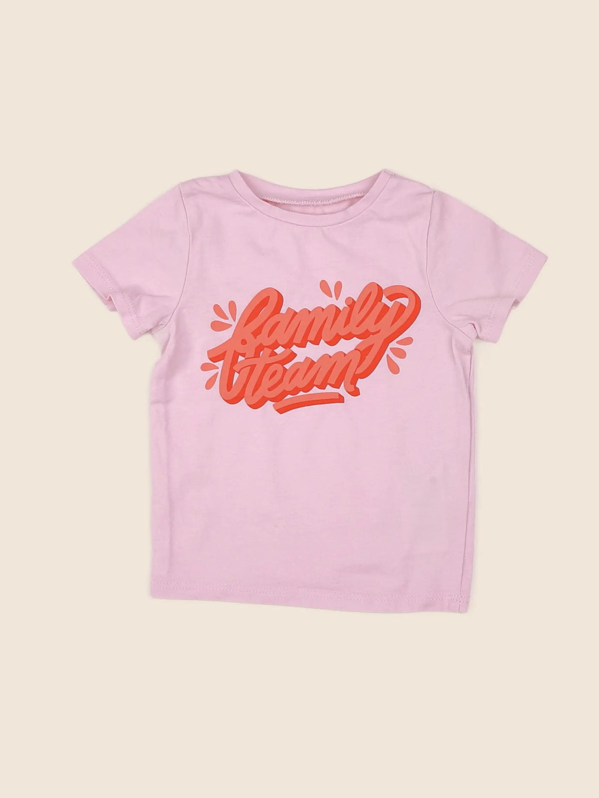 Vertbaudet - tee-shirt rose, orange - 3 mois