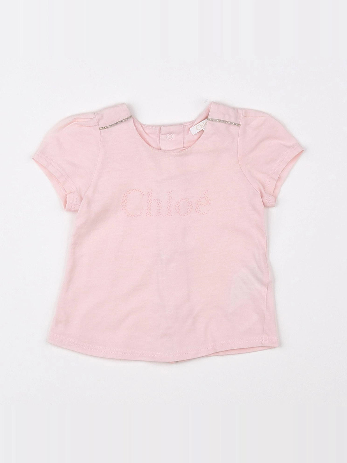 Chloé - tee-shirt rose - 3 mois