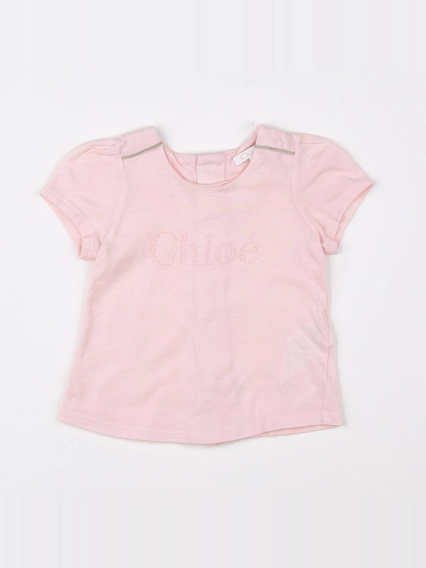 Chloé - tee-shirt rose - 3 mois