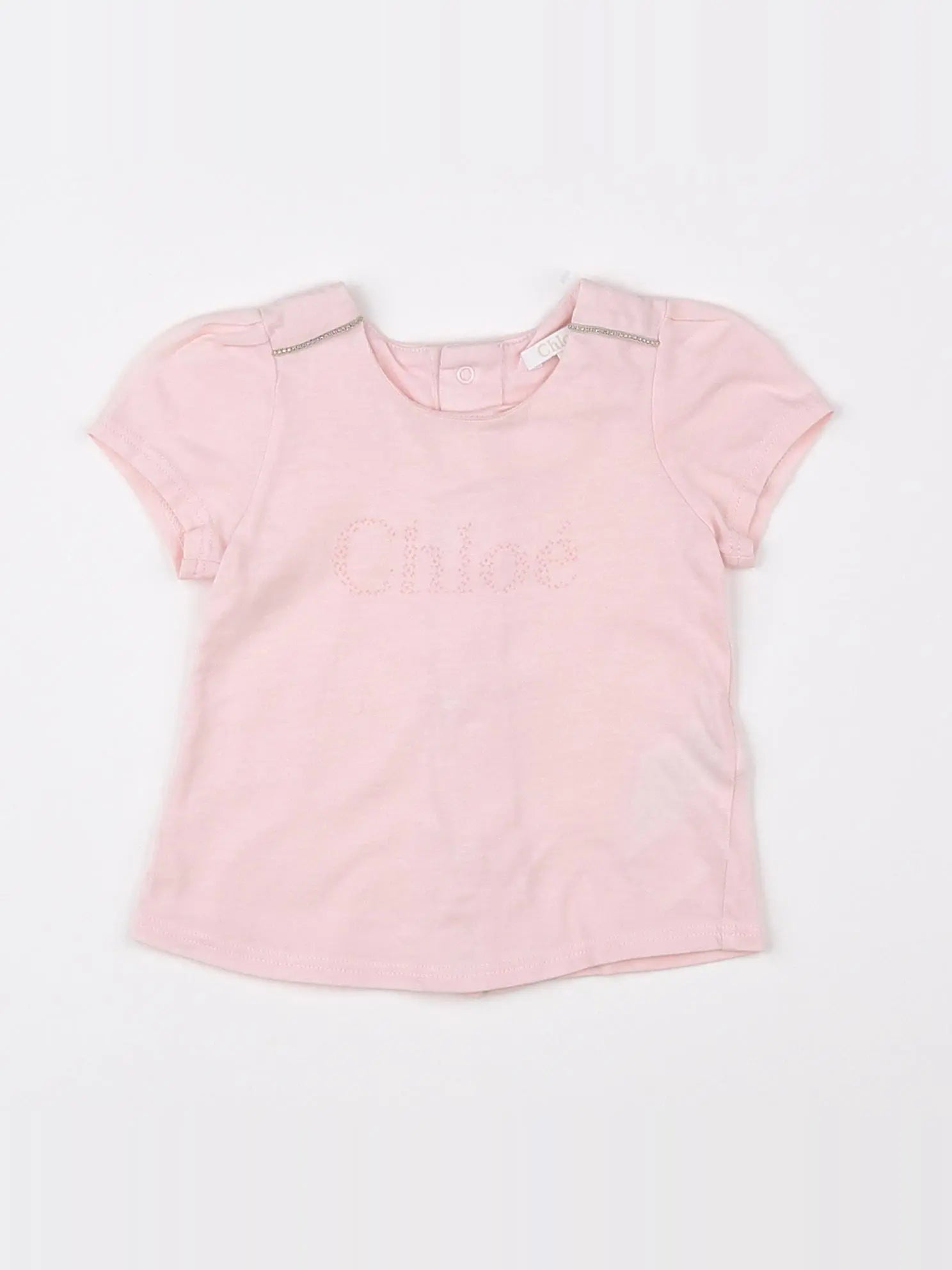 Chloé - tee-shirt rose - 3 mois