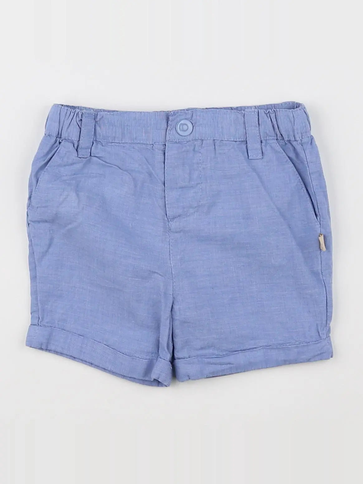 Cadet Rousselle - short bleu - 6 mois