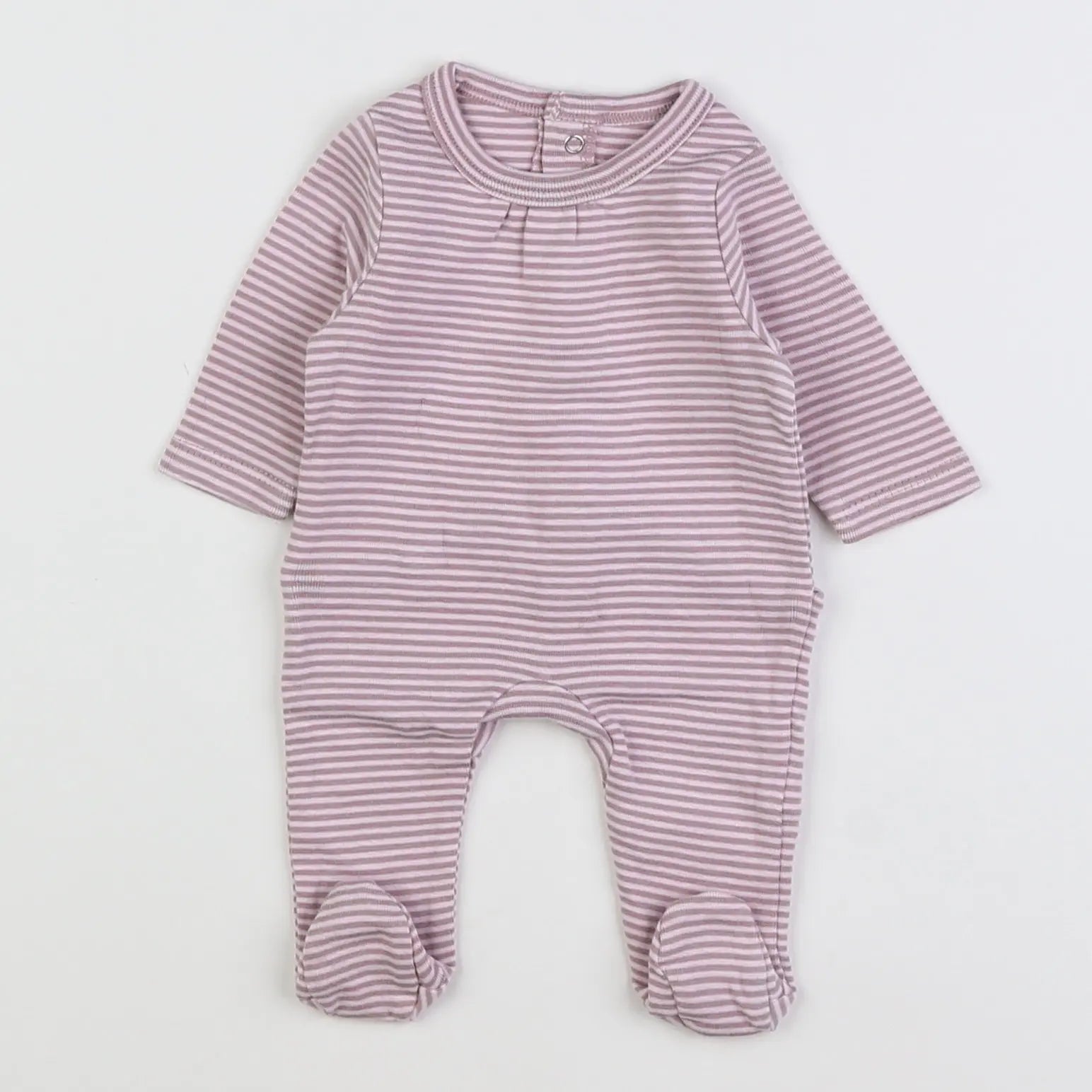 Vertbaudet - pyjama coton rose - 0 mois