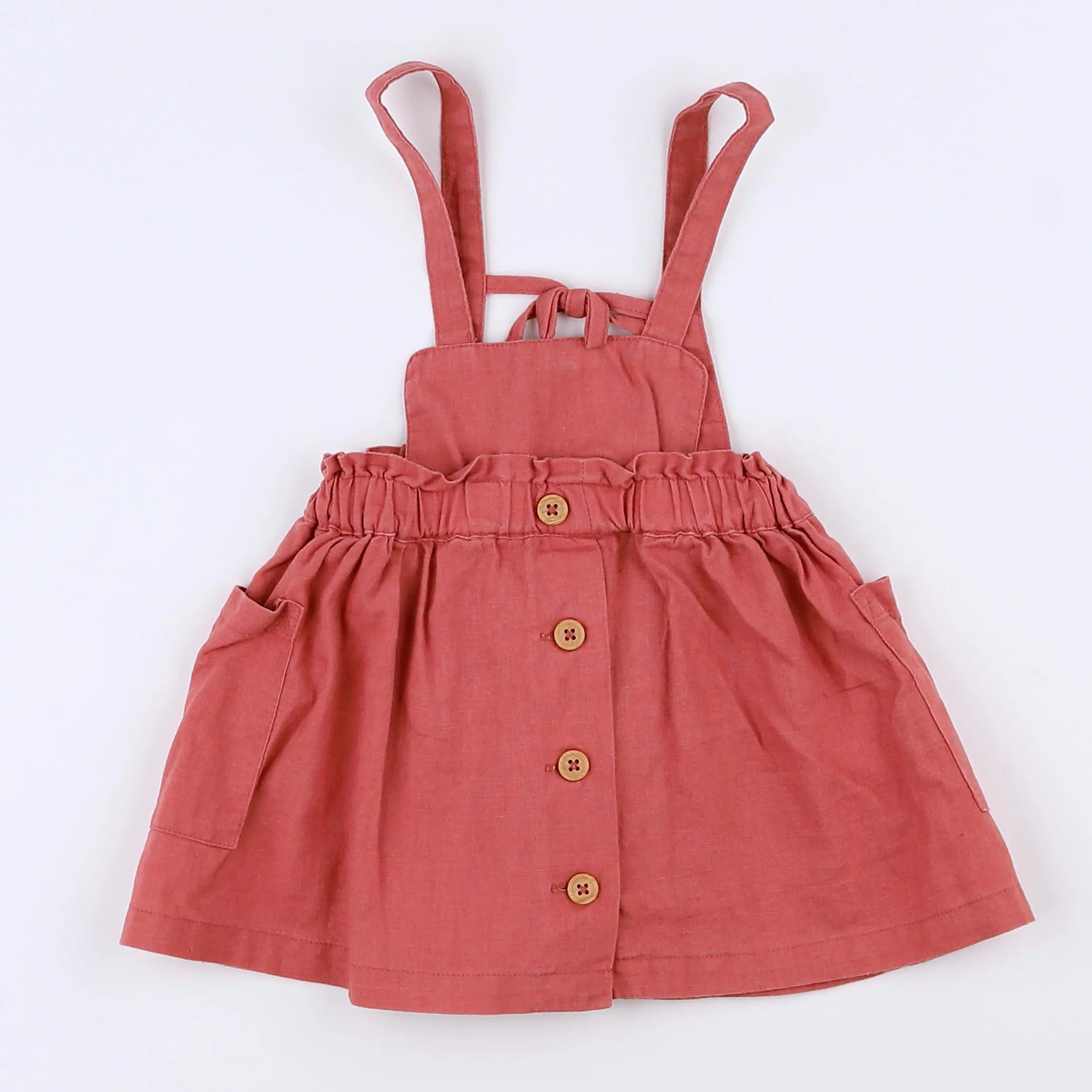 Vertbaudet - robe rose - 12 mois