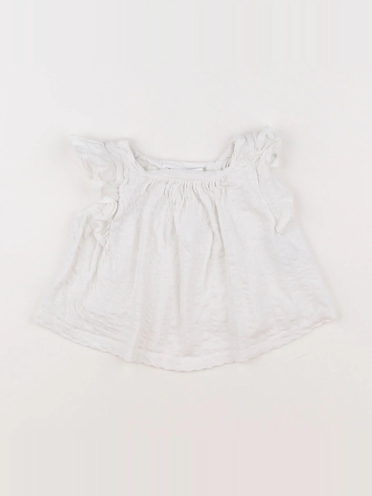 Zara - tee-shirt blanc - 12/18 mois