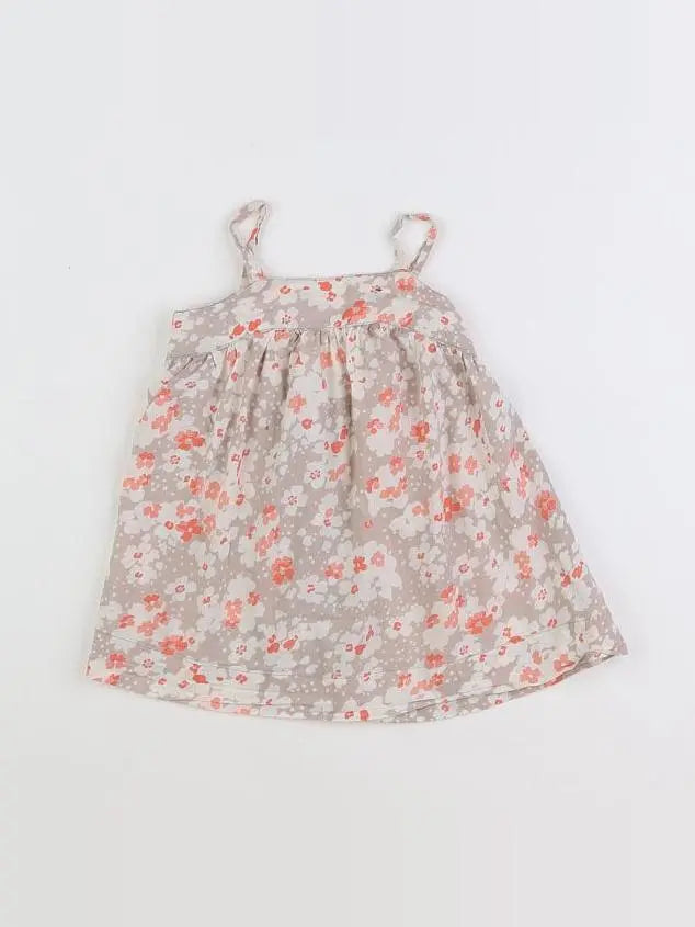 Arsène et les pipelettes - robe gris, rose - 18 mois