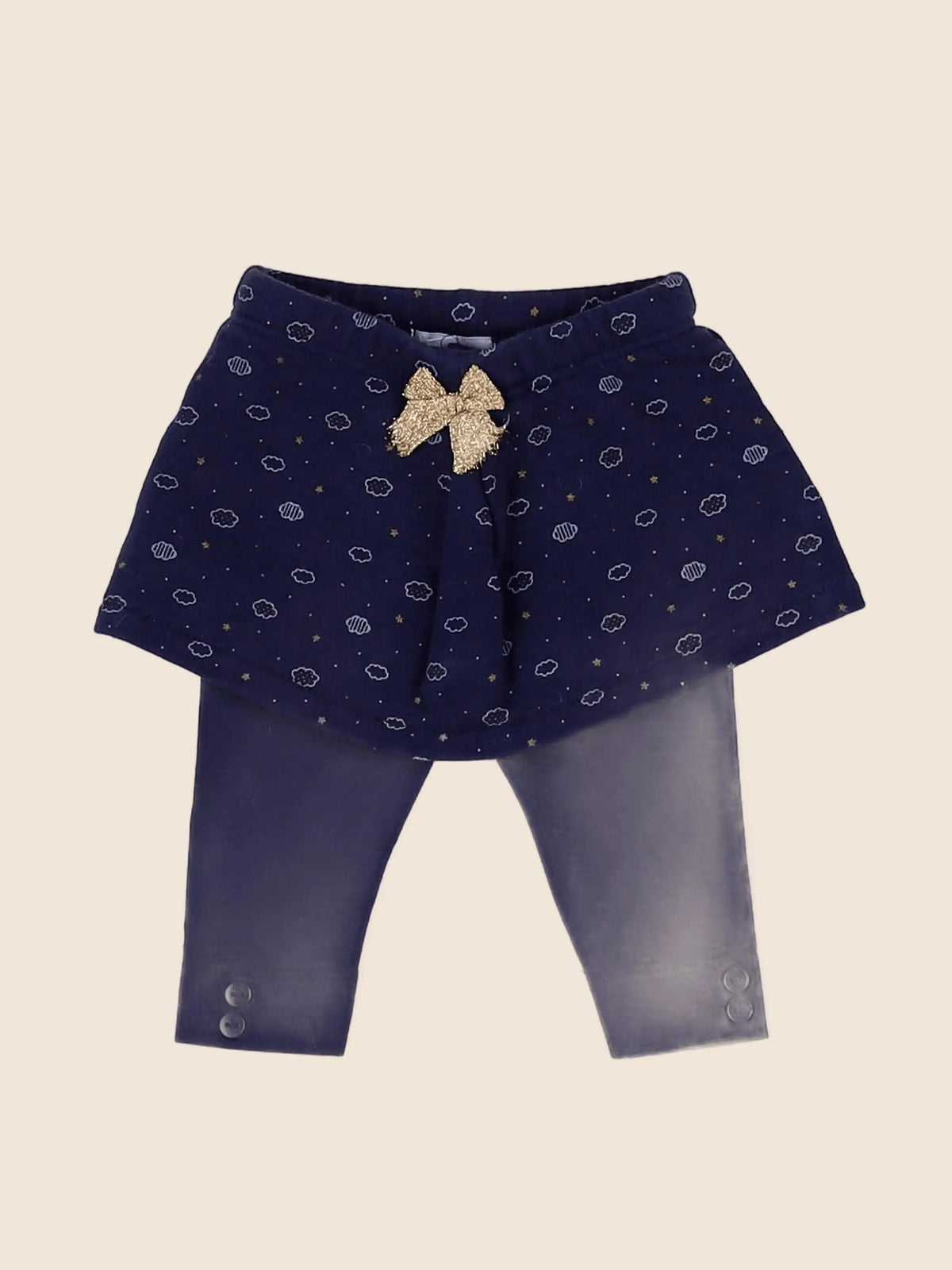 Absorba - legging bleu, or - 1 mois