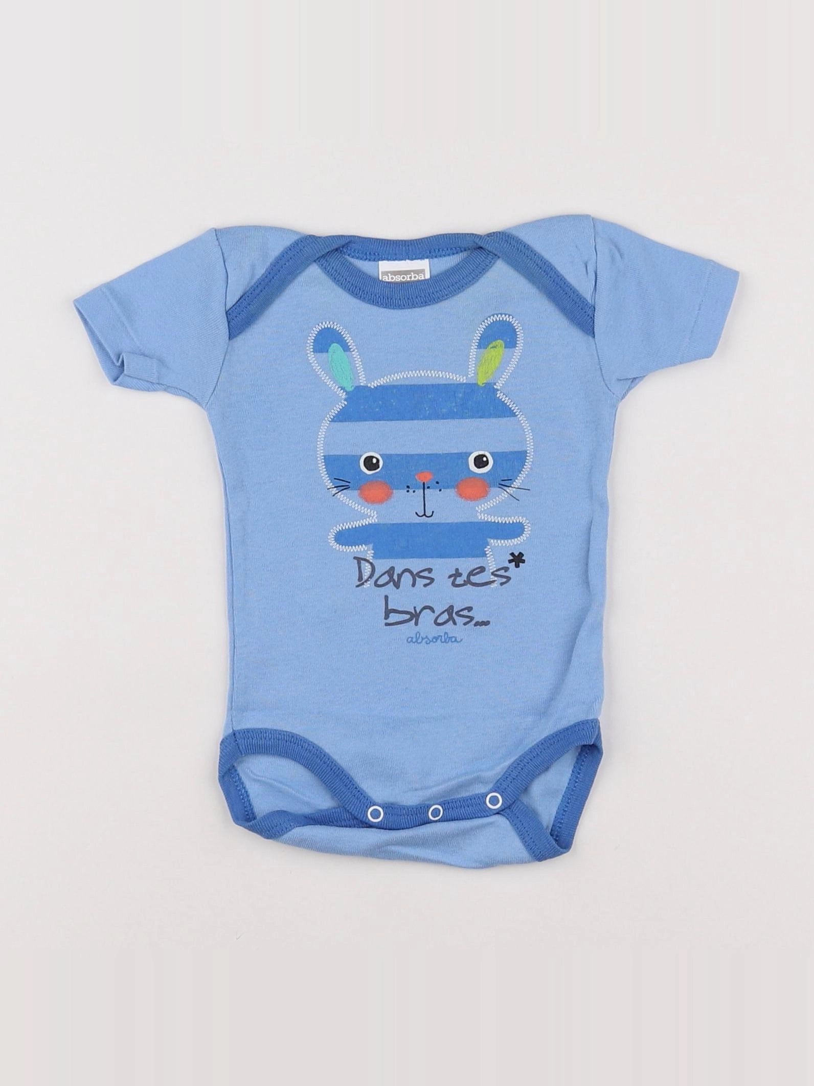 Absorba - body bleu - 3 mois