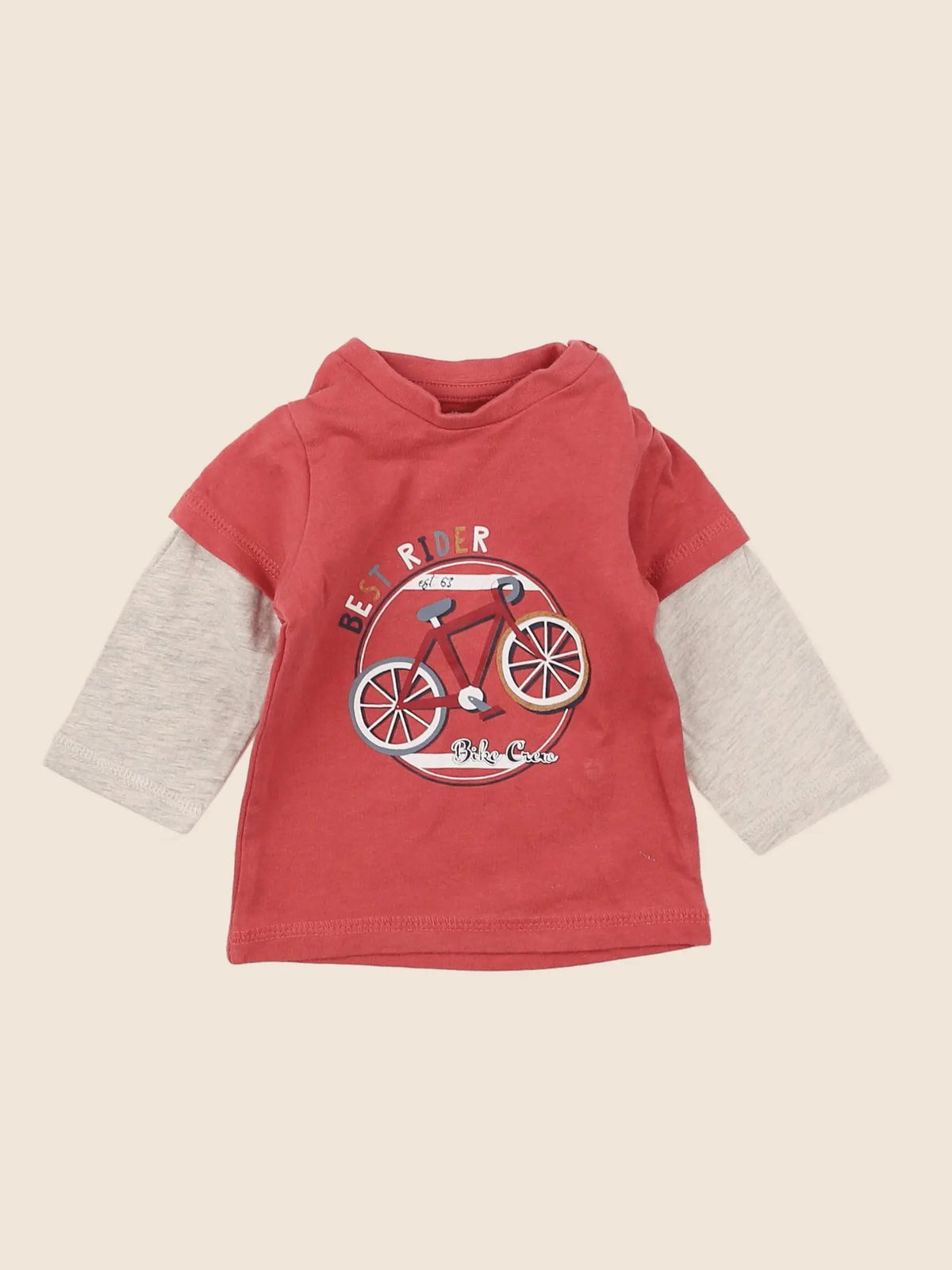 Vertbaudet - tee-shirt rose - 3 mois
