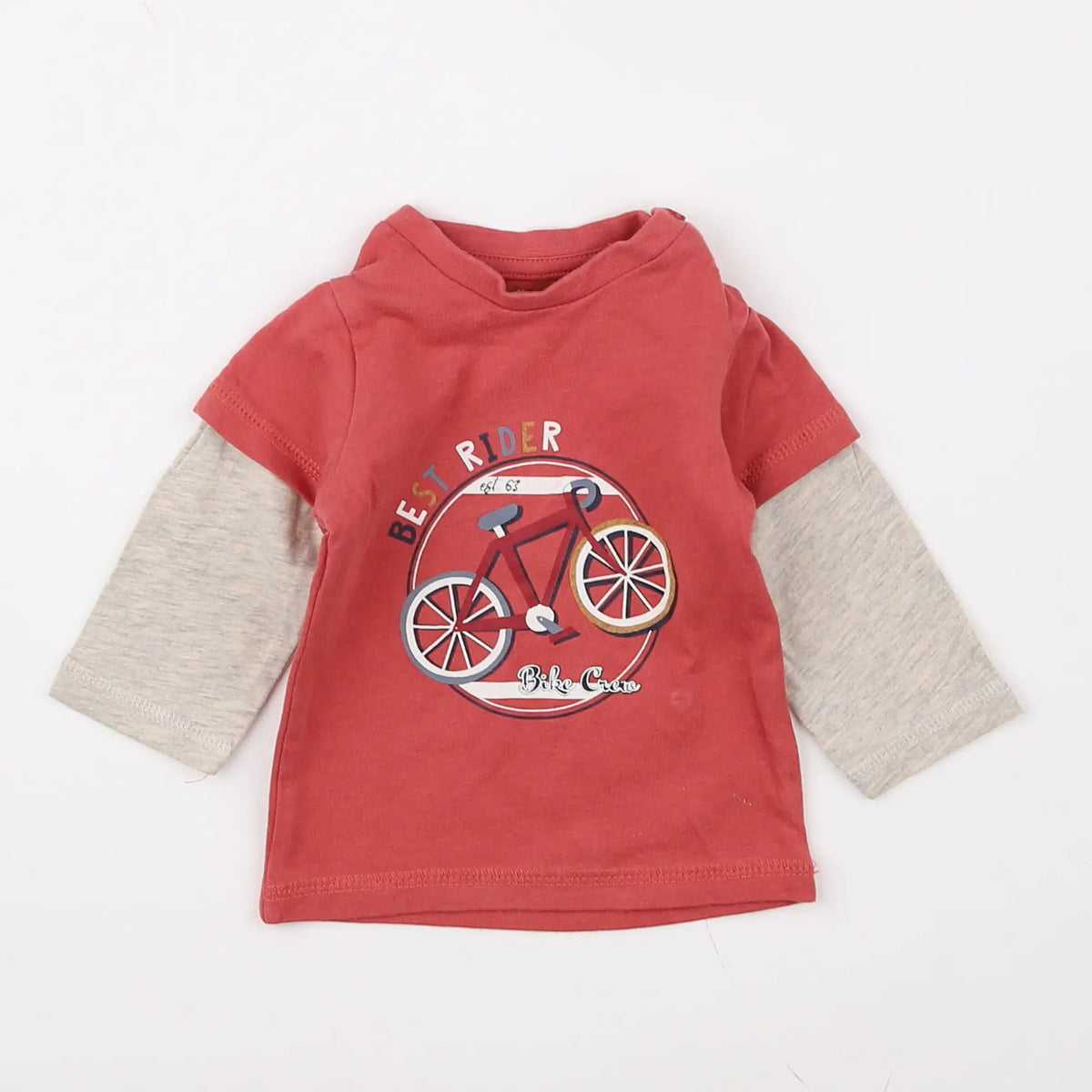 Vertbaudet - tee-shirt rose - 3 mois