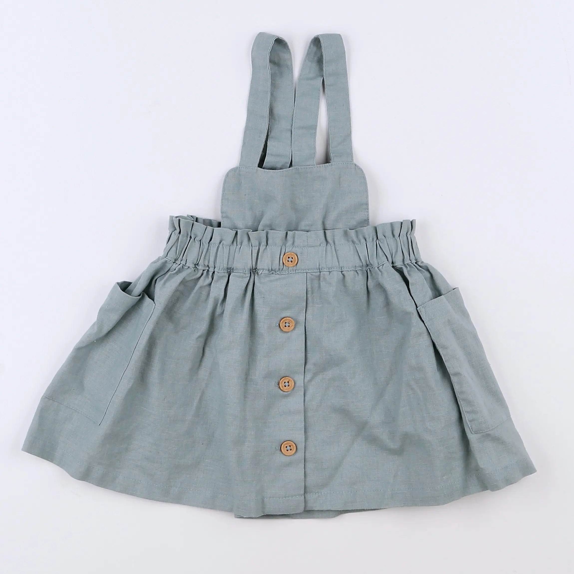 Vertbaudet - robe vert - 18 mois