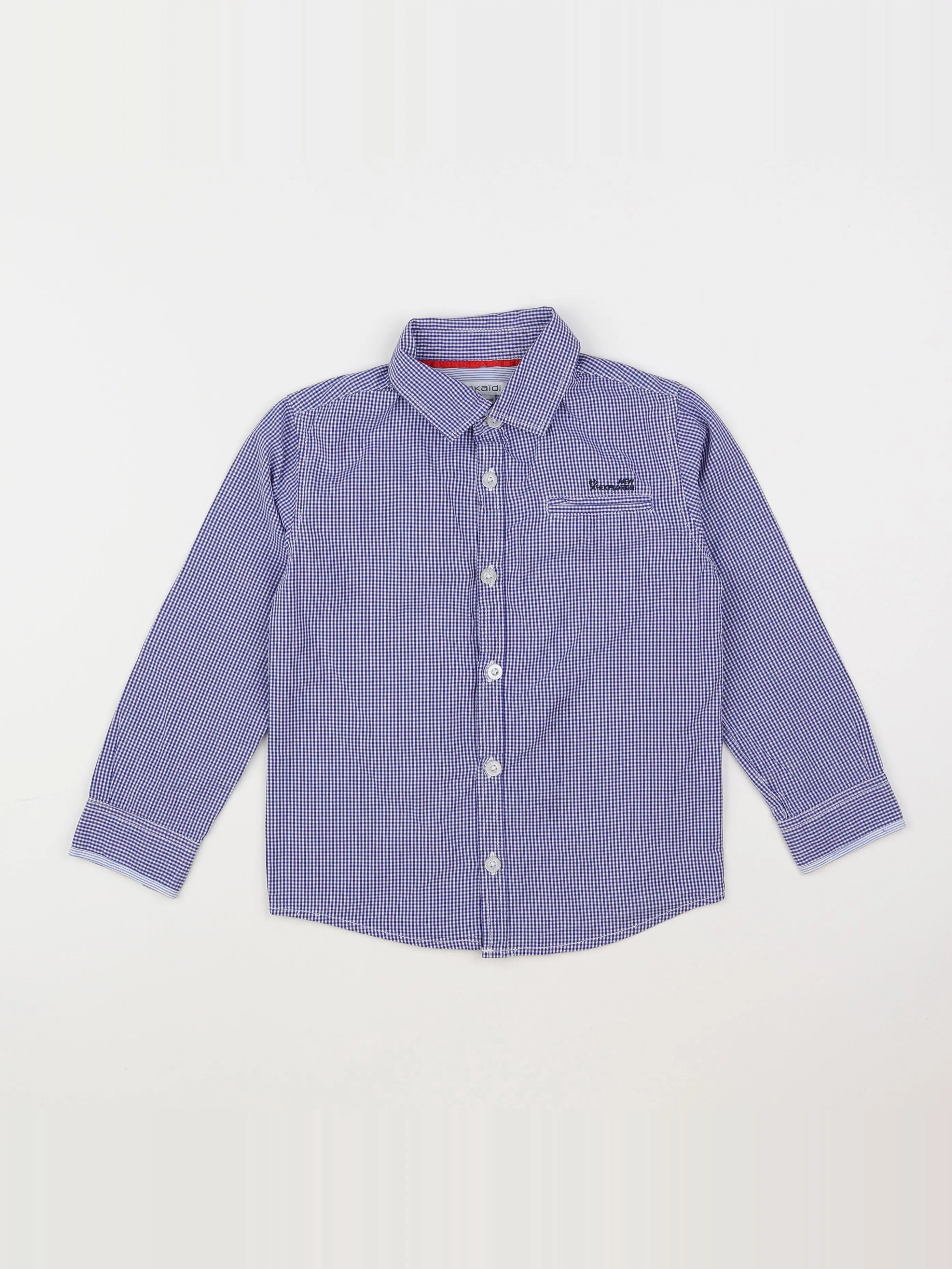 Okaidi - chemise bleu - 5 ans