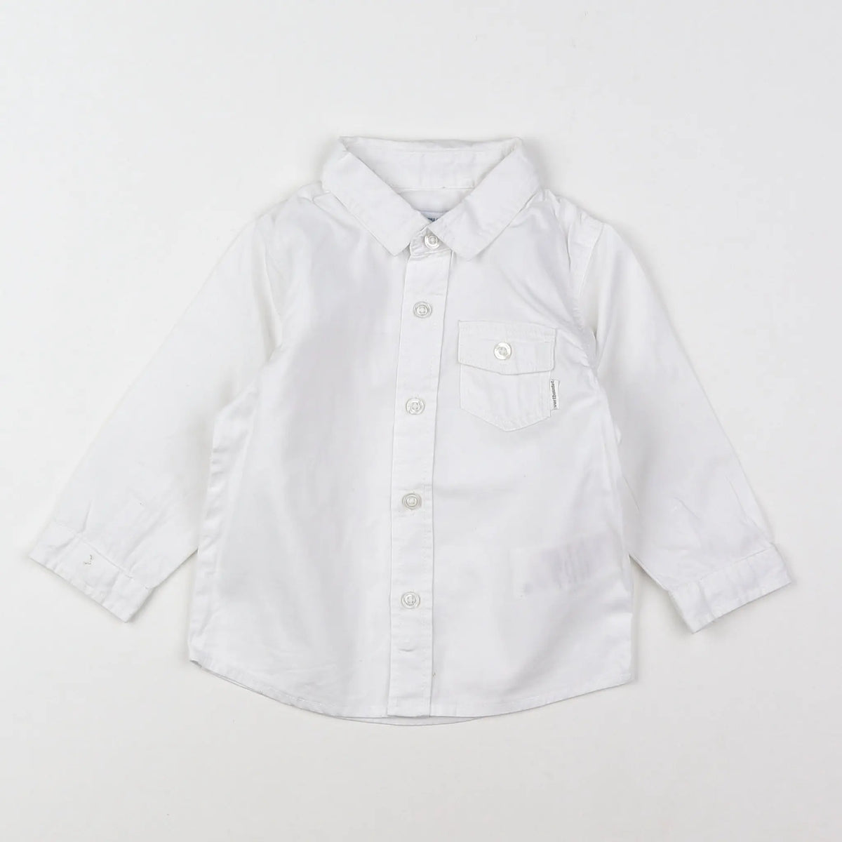 Vertbaudet - chemise blanc - 12 mois