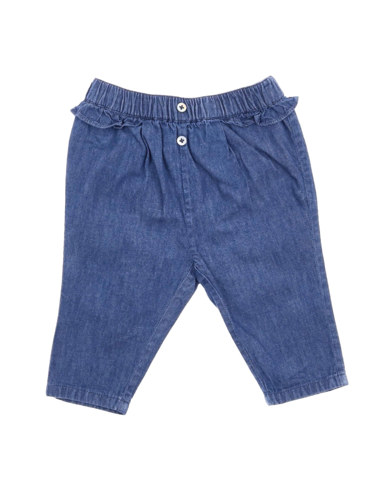 Natalys - pantalon bleu - 3 mois