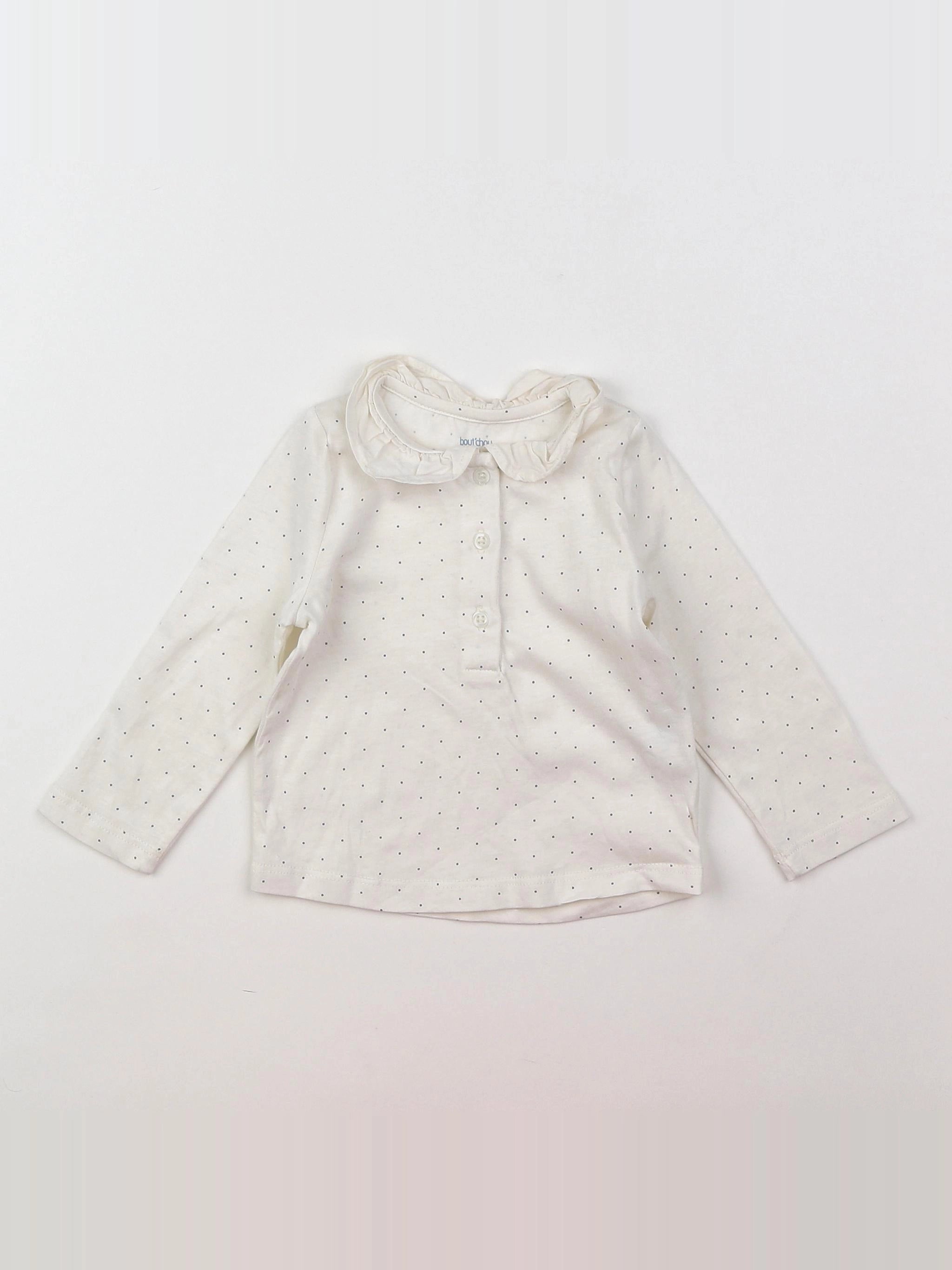 Boutchou - tee-shirt beige - 9 mois