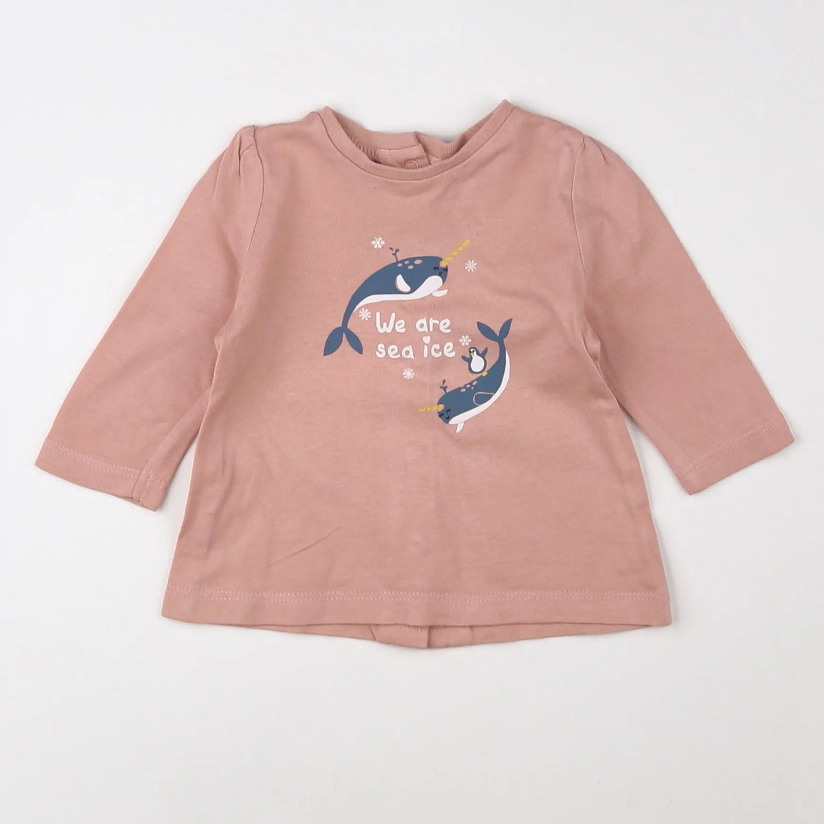 Vertbaudet - tee-shirt rose - 3 mois