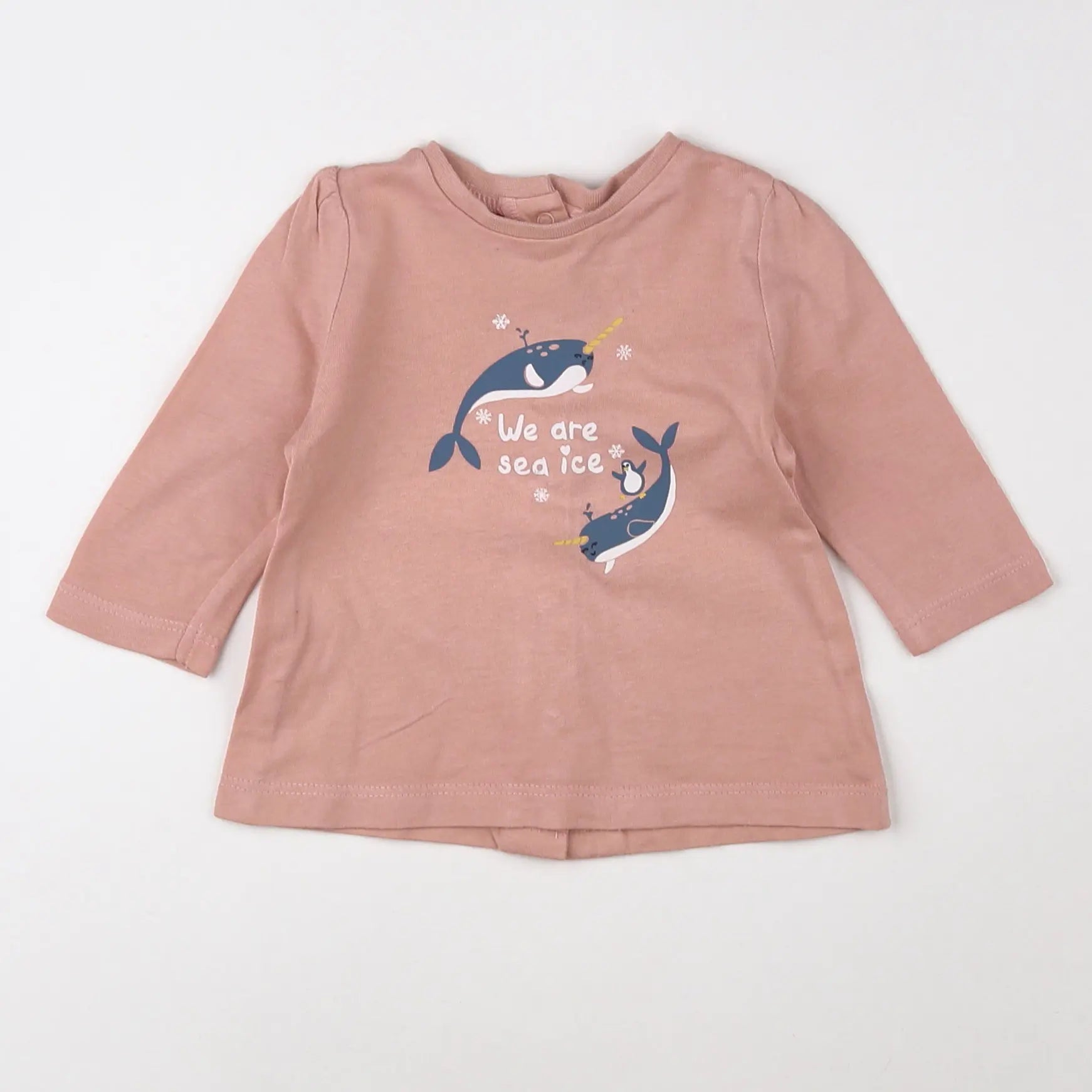 Vertbaudet - tee-shirt rose - 3 mois