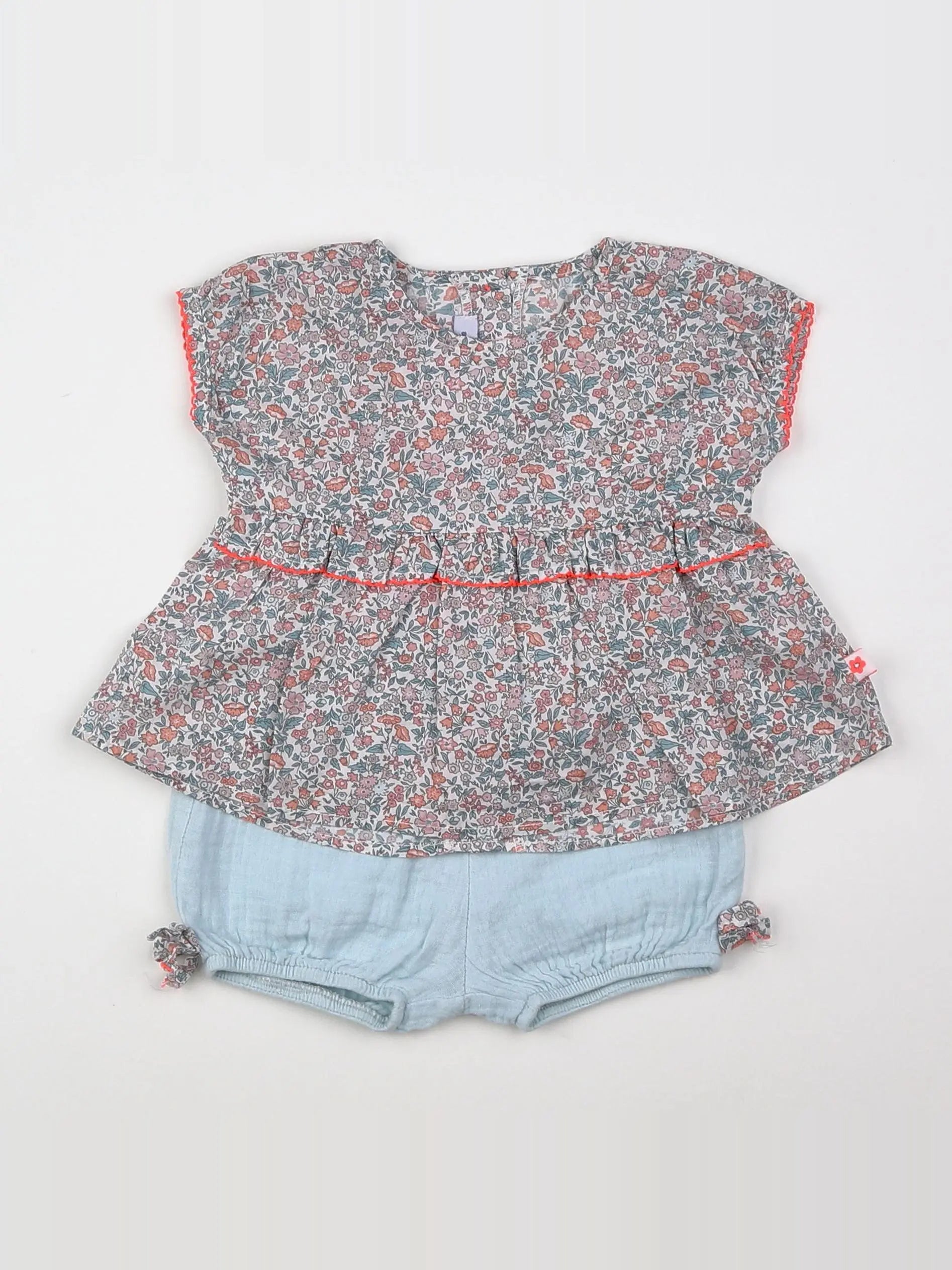 Absorba - ensemble bleu - 3 mois