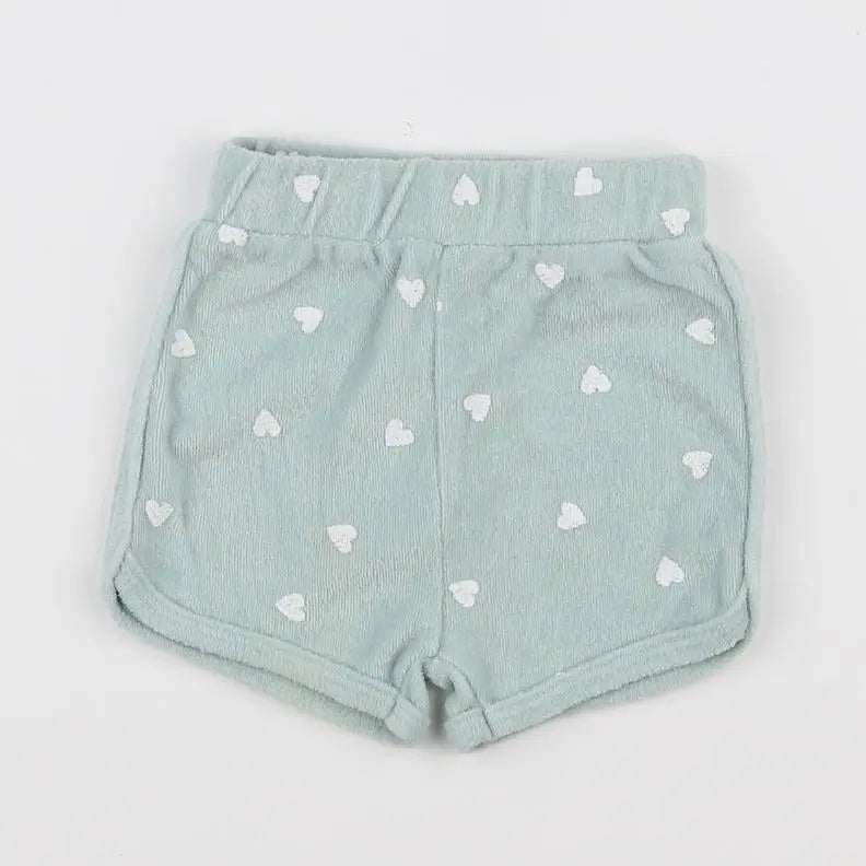 Vertbaudet - short vert - 3 mois