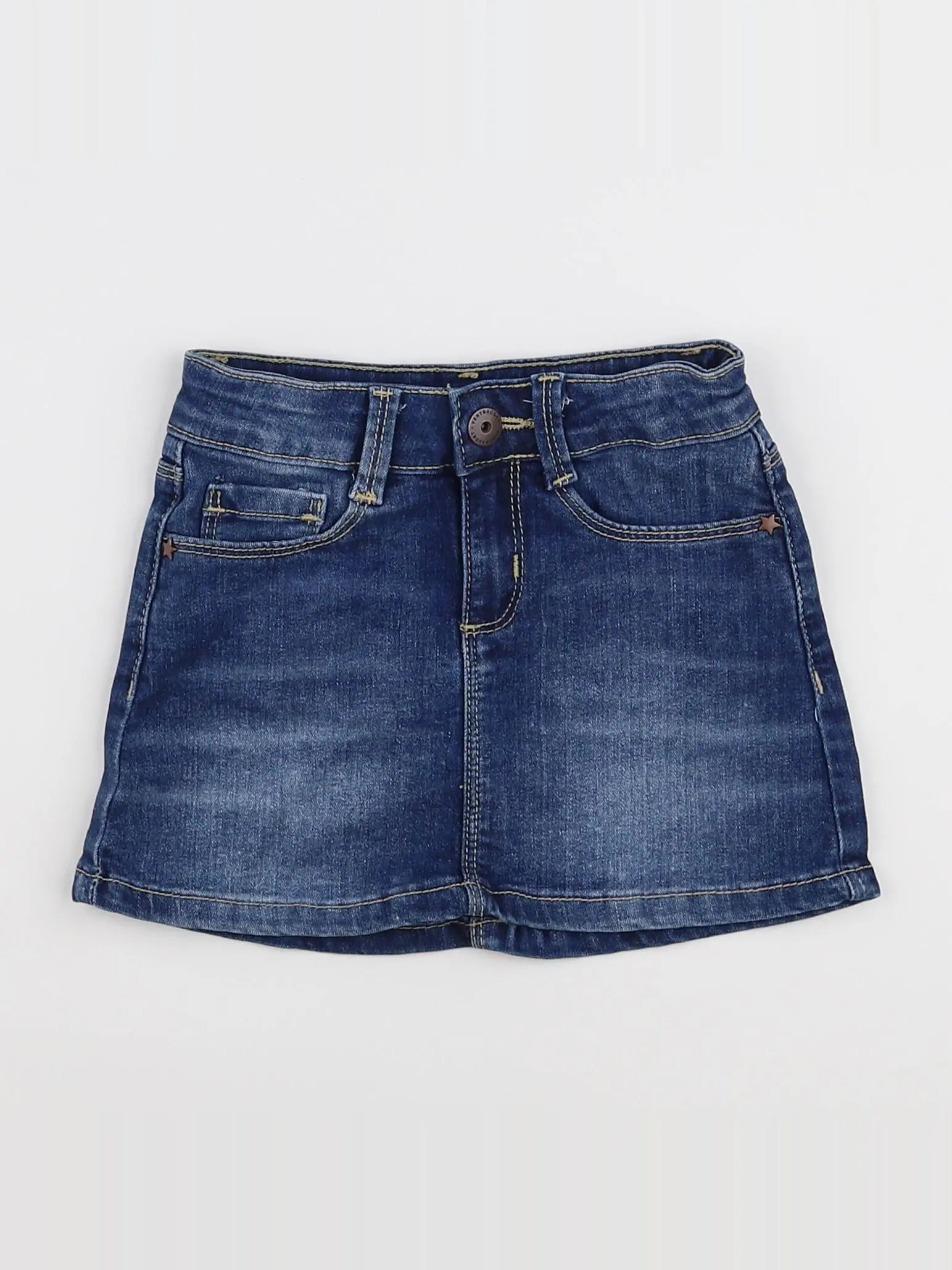 Vertbaudet - jupe bleu - 4 ans
