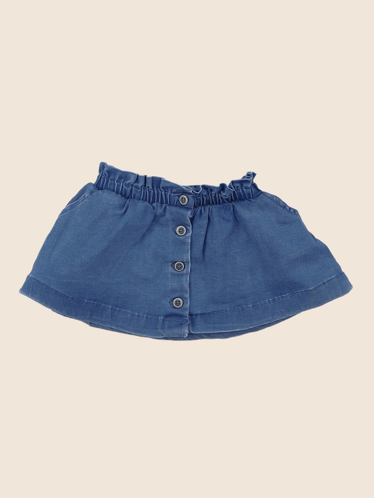 Vertbaudet - jupe bleu - 9 mois