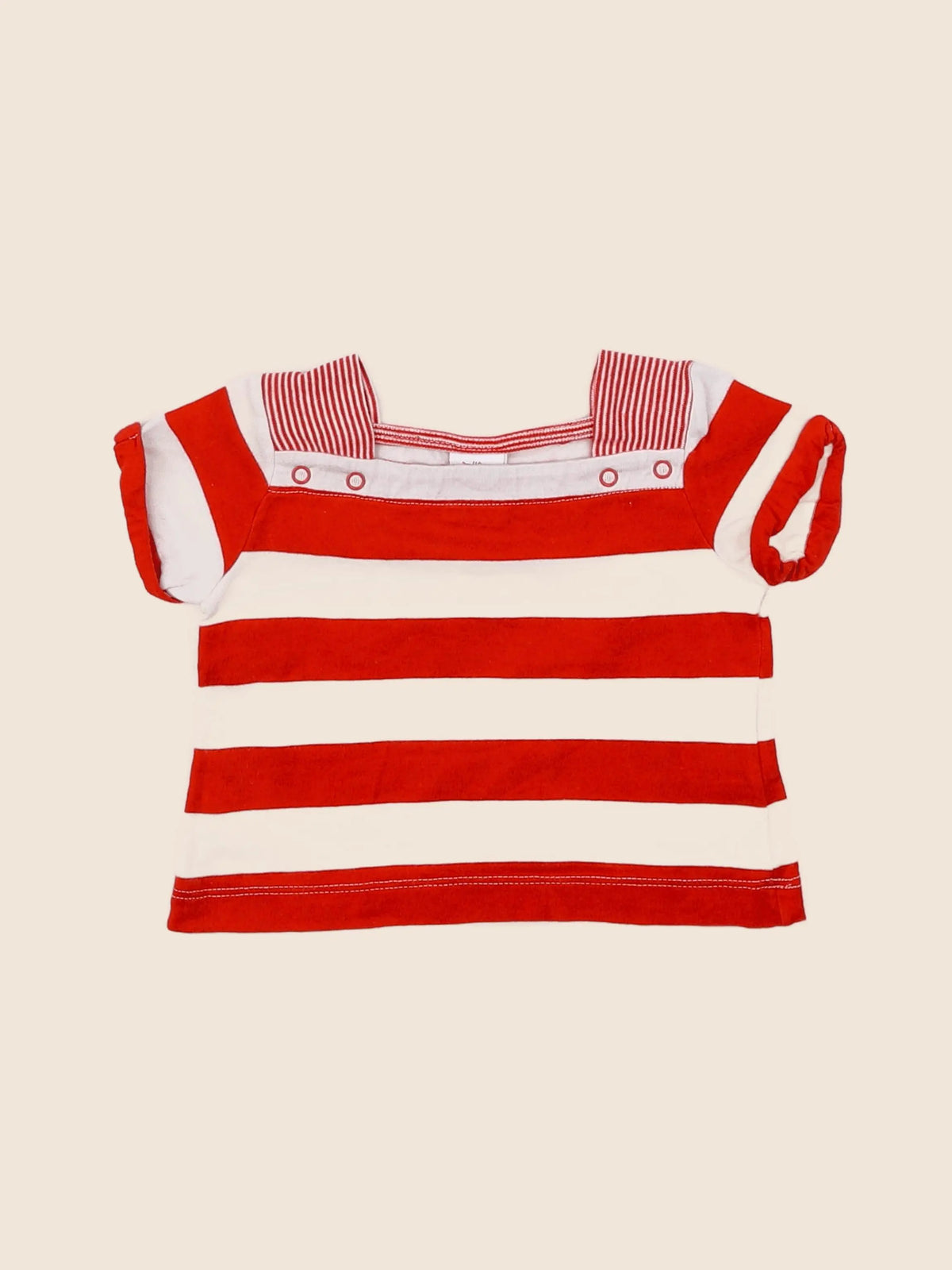 Petit Bateau - tee-shirt rouge - 3 mois