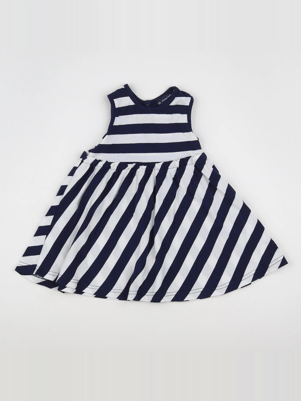 Armor Lux - robe bleu, blanc - 6 mois