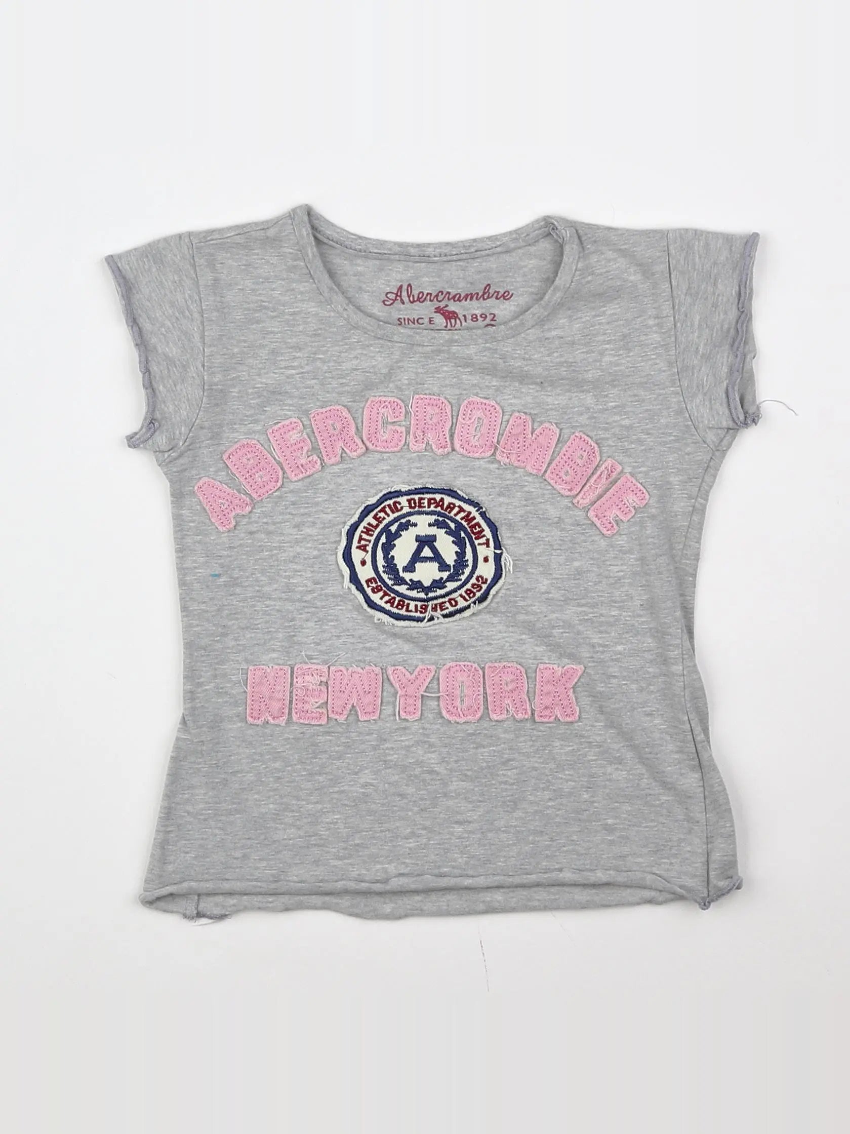 Abercrombie - tee-shirt gris - 12/18 mois