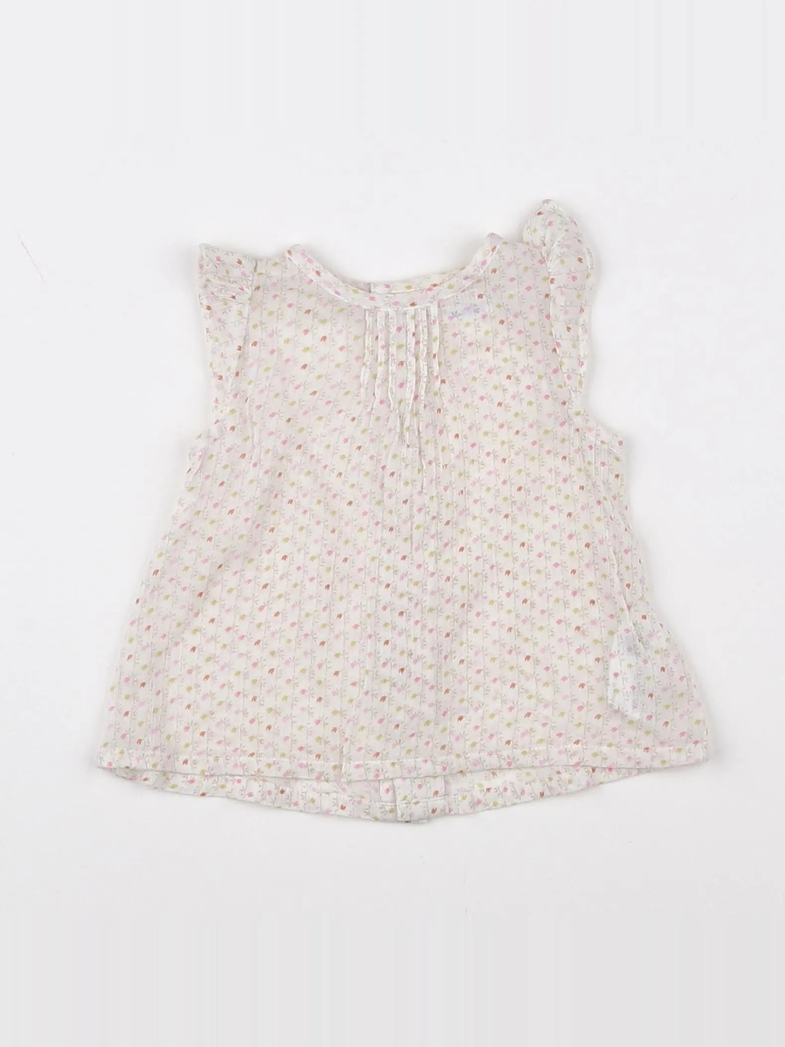 Boutchou - blouse multicolore - 3 mois
