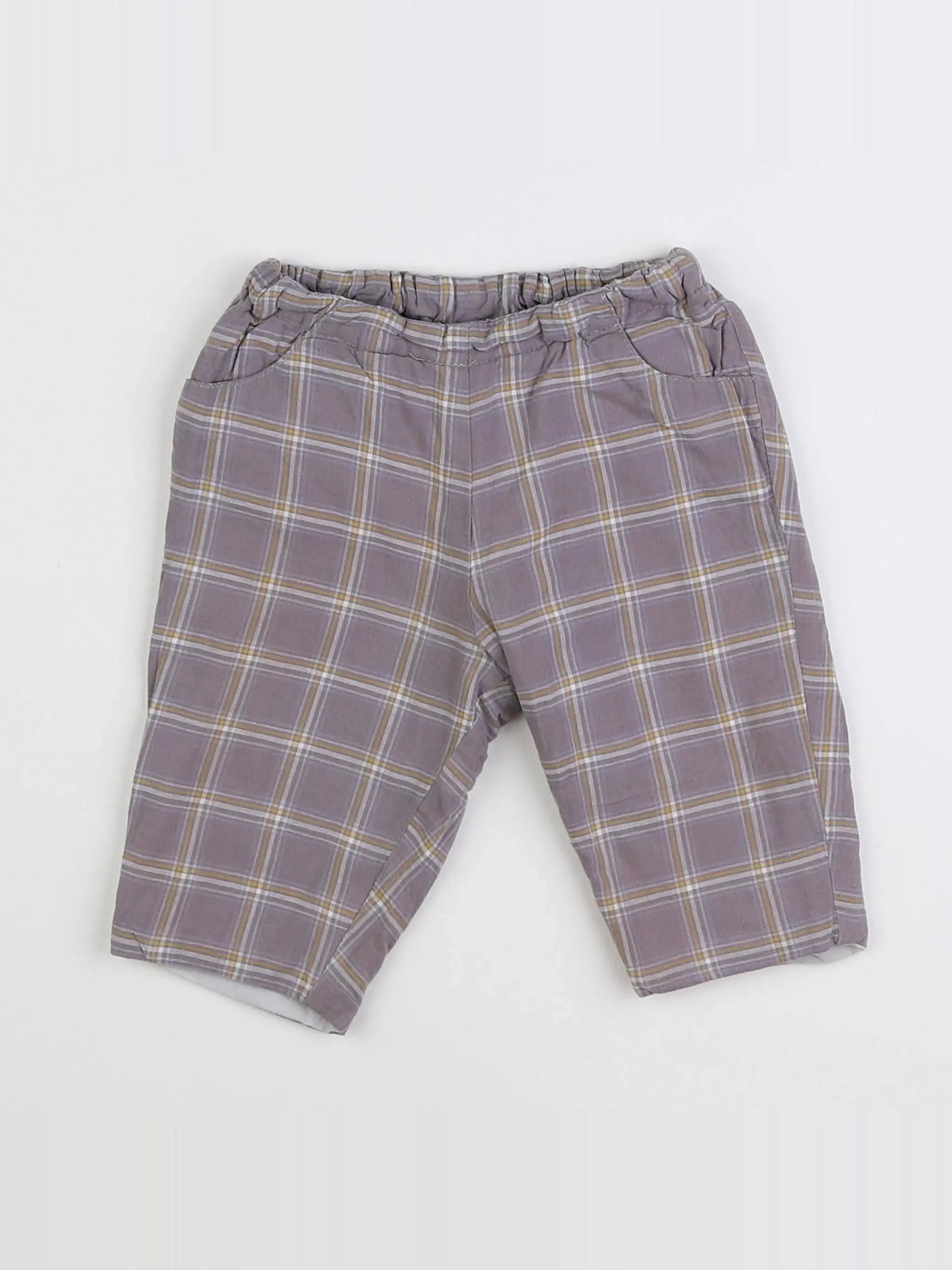 Natalys - pantalon gris - 3 mois