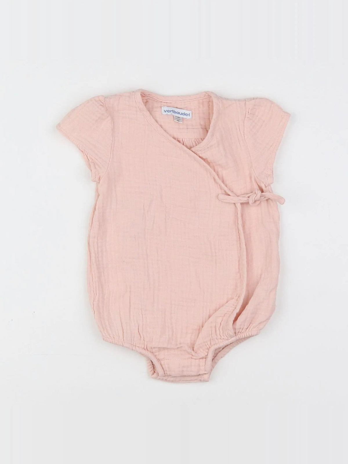 Vertbaudet - combinaison rose - 9 mois