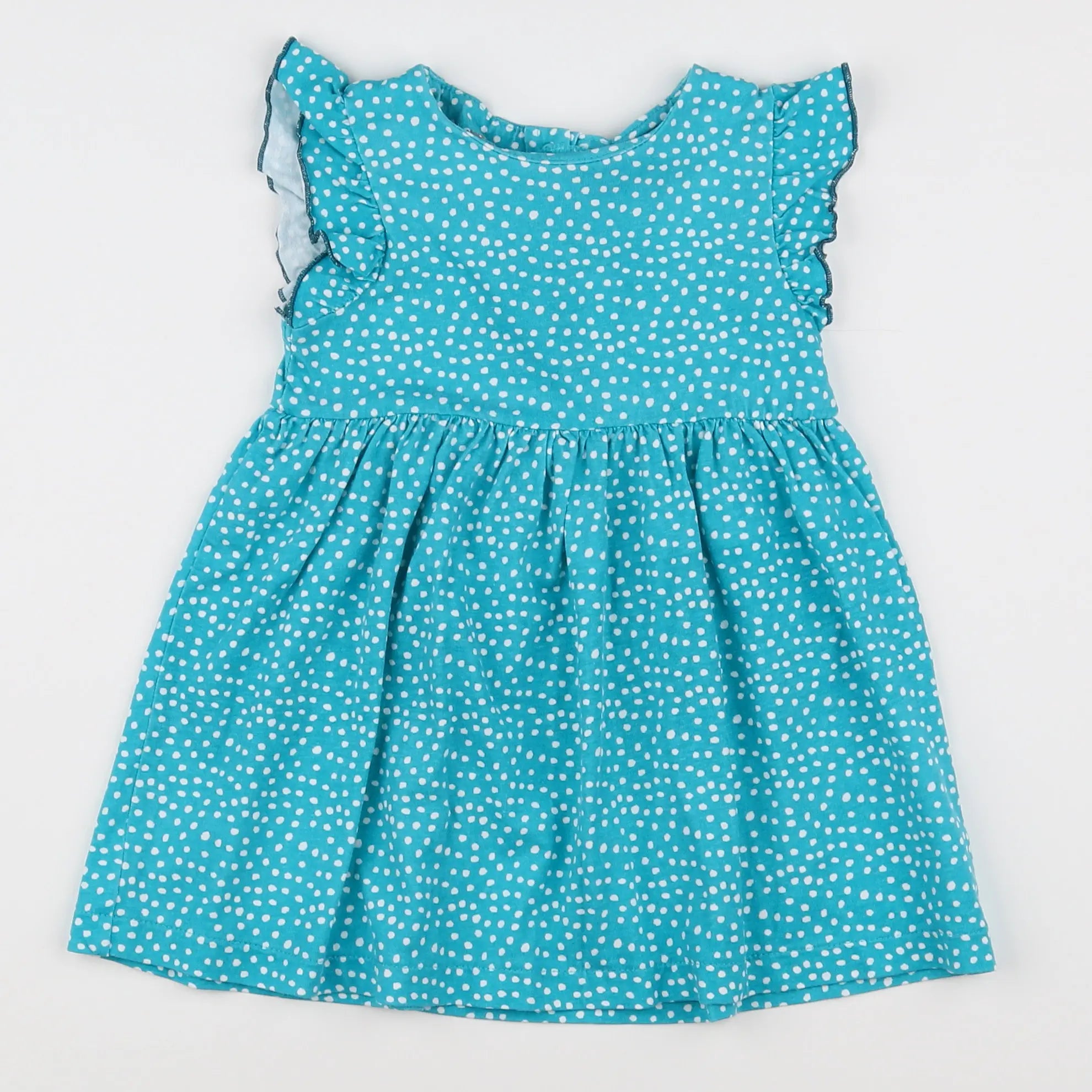 Vertbaudet - robe bleu - 18 mois